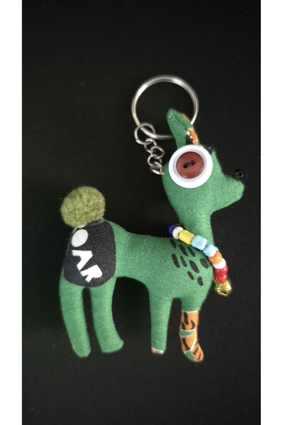 Land of Souvenir El İşi Kumaş Dokuma Anahtarlık