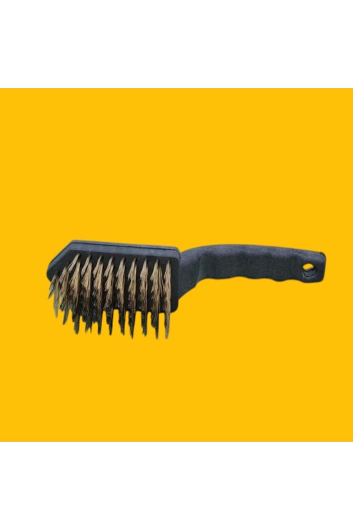 PratikAI Ergonomik Saplı Pas Sökücü Metal Tel Fırça | Dayanıklı ve Çok Yönlü