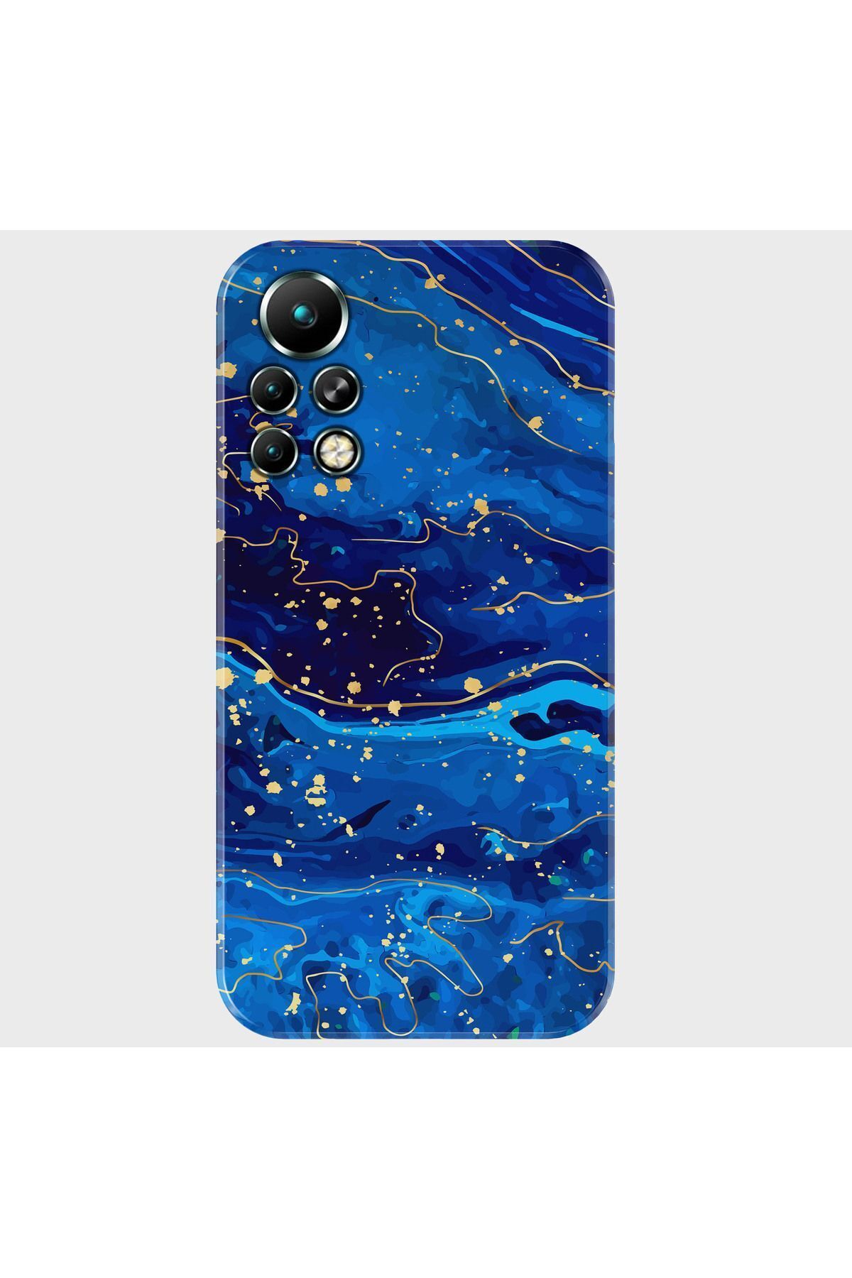 Activist INFINIX Note 11 Pro Kılıf Desenli Baskılı Kamera Korumalı Silikon - mavimermer
