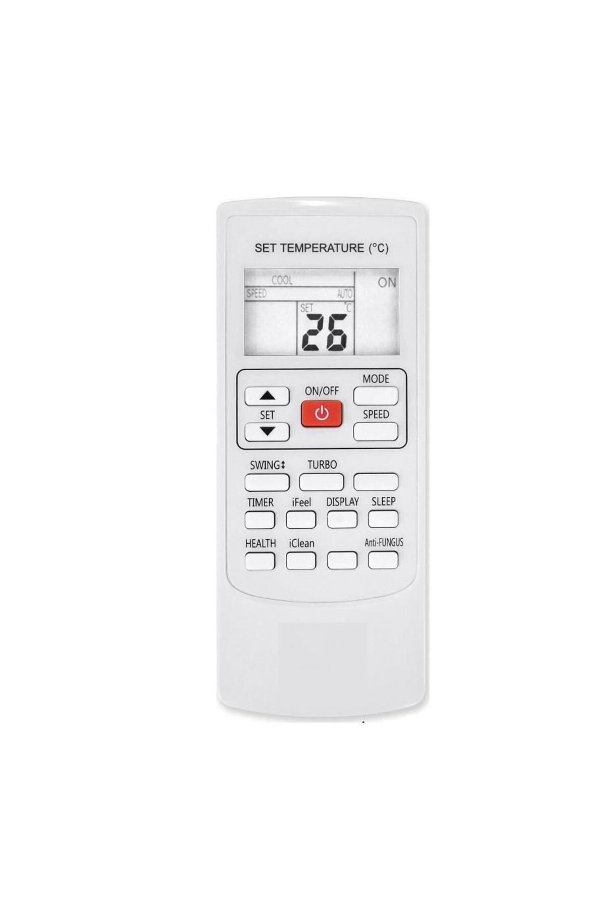 TAYFUN Electrolux EXP35U538HW ile uyumlu Mobil Portatif Klima Kumandası