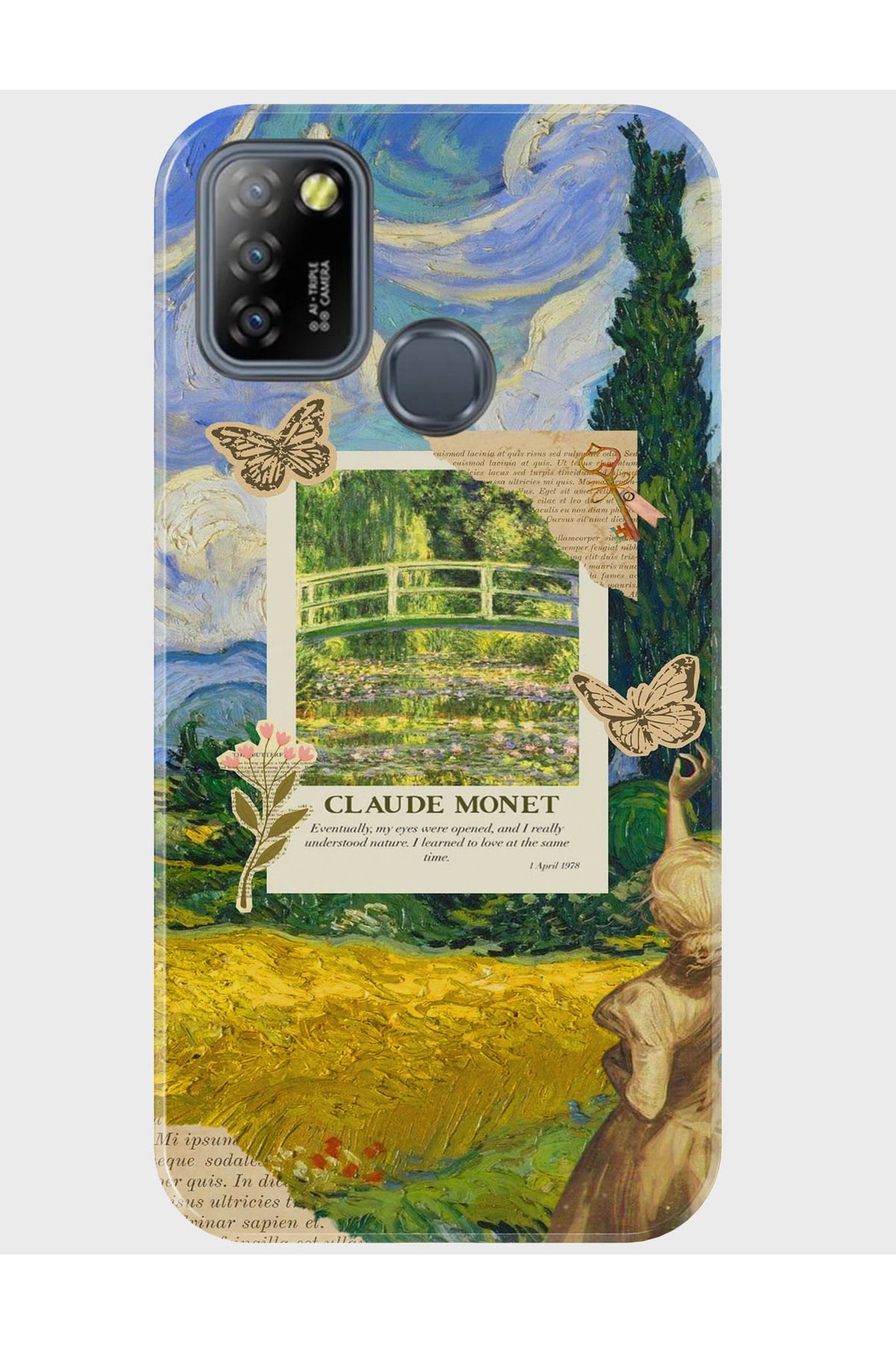 Activist INFINIX Smart 5 Kılıf Desenli Baskılı Silikon - claudekolaj