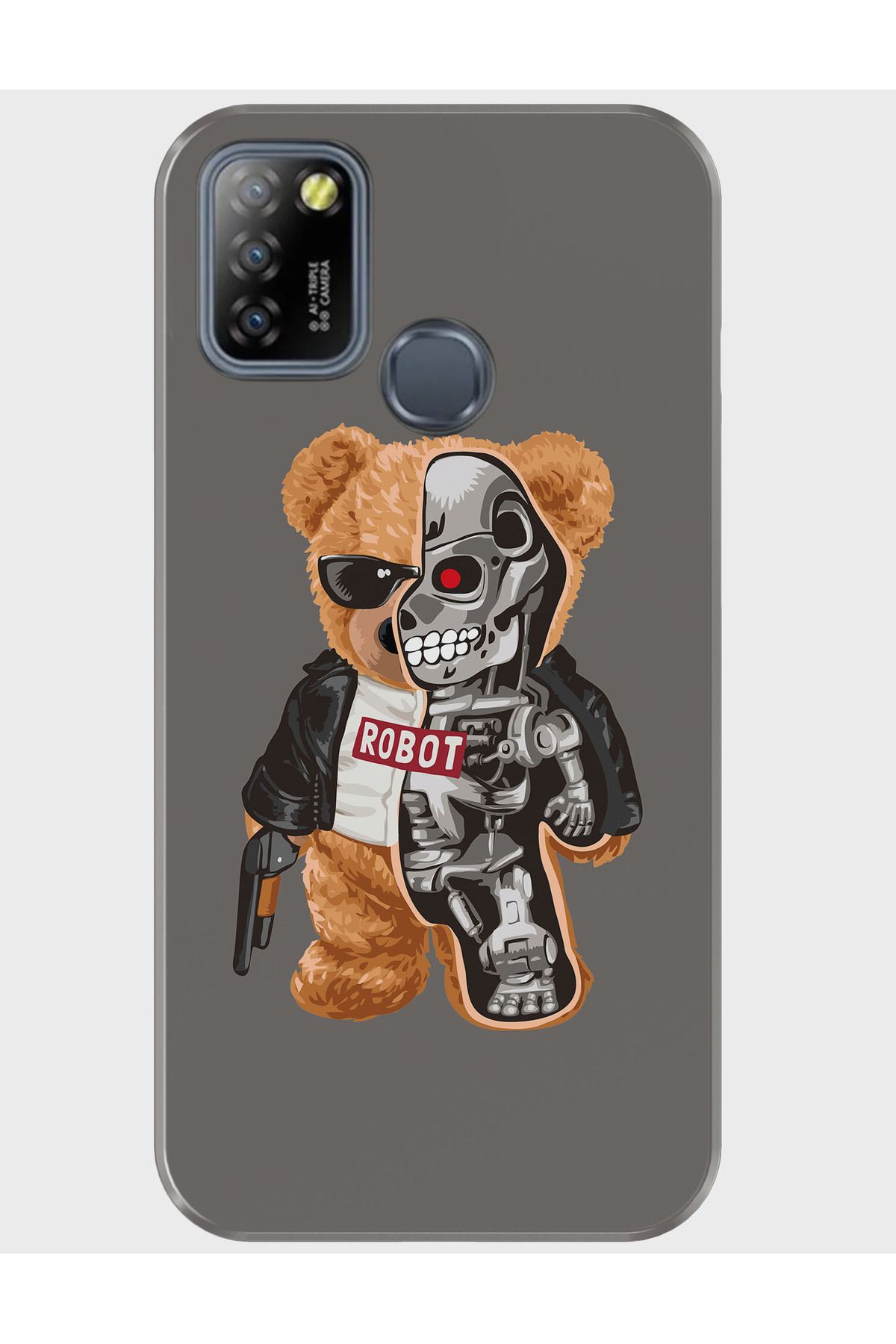Activist INFINIX Smart 5 Kılıf Desenli Baskılı Silikon - robotbear