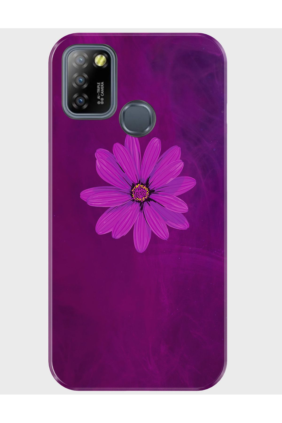 Activist INFINIX Smart 5 Kılıf Desenli Baskılı Silikon - purplefloral