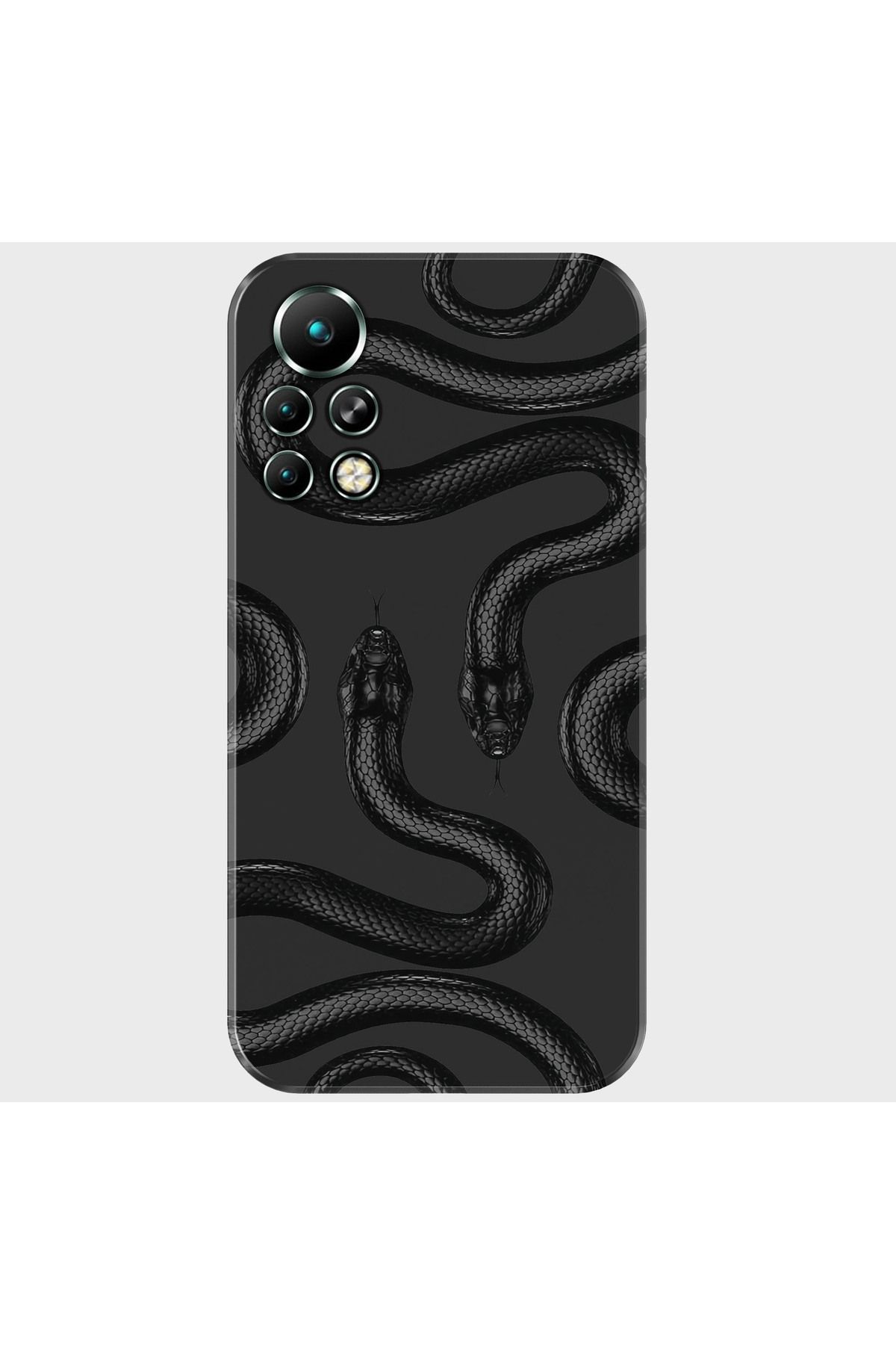 Activist INFINIX Note 11 Pro Kılıf Baskılı Silikon ve Telefon Tutucu - siyahyılan