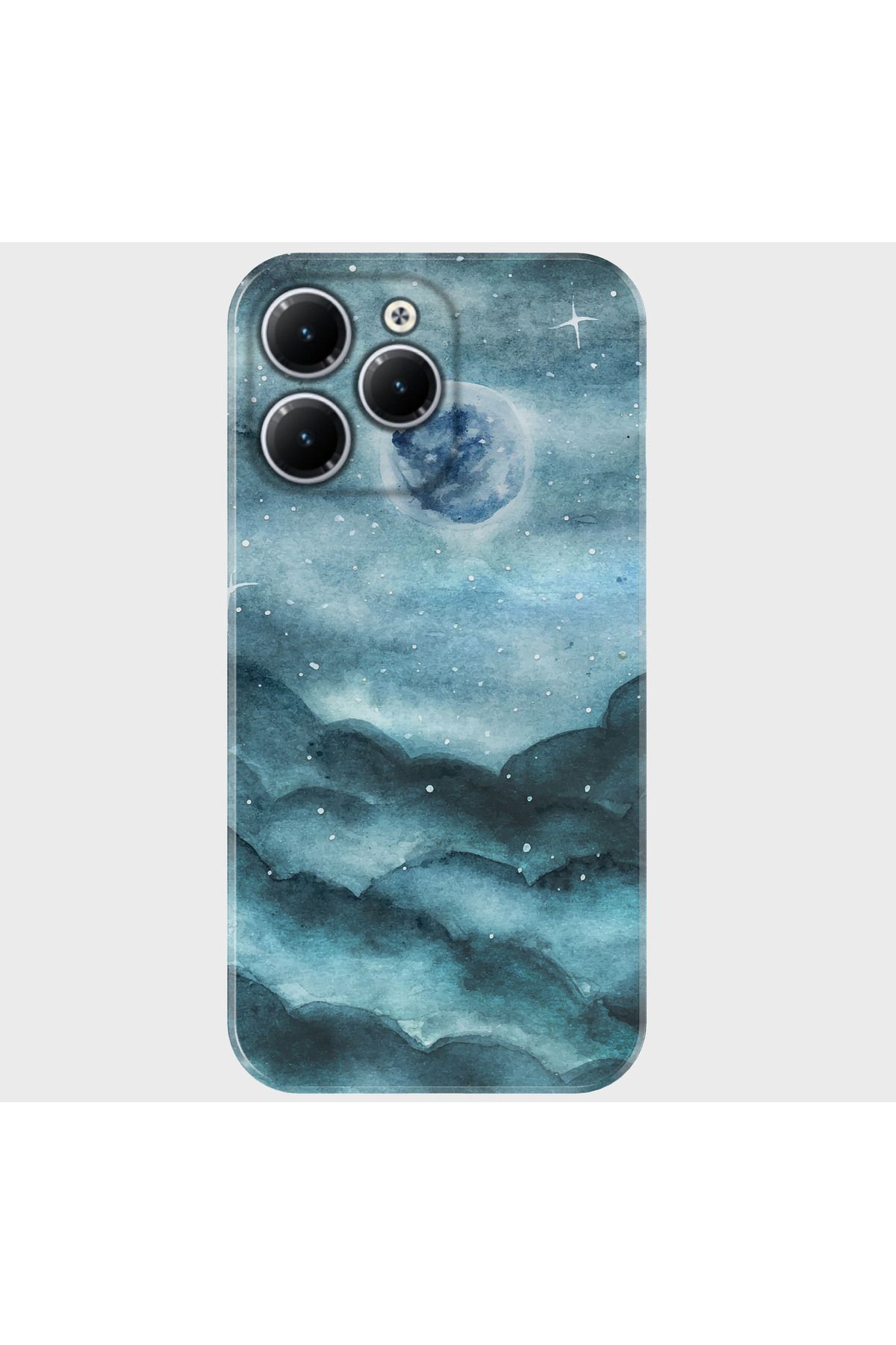 Activist INFINIX Hot 40 Kılıf Baskılı Silikon ve Telefon Tutucu - nightmoon