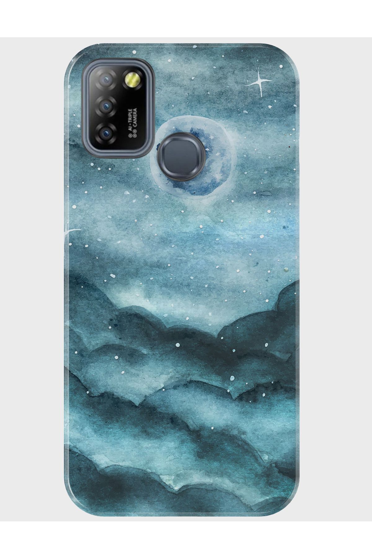 Activist INFINIX Smart 5 Kılıf Desenli Baskılı Silikon - nightmoon