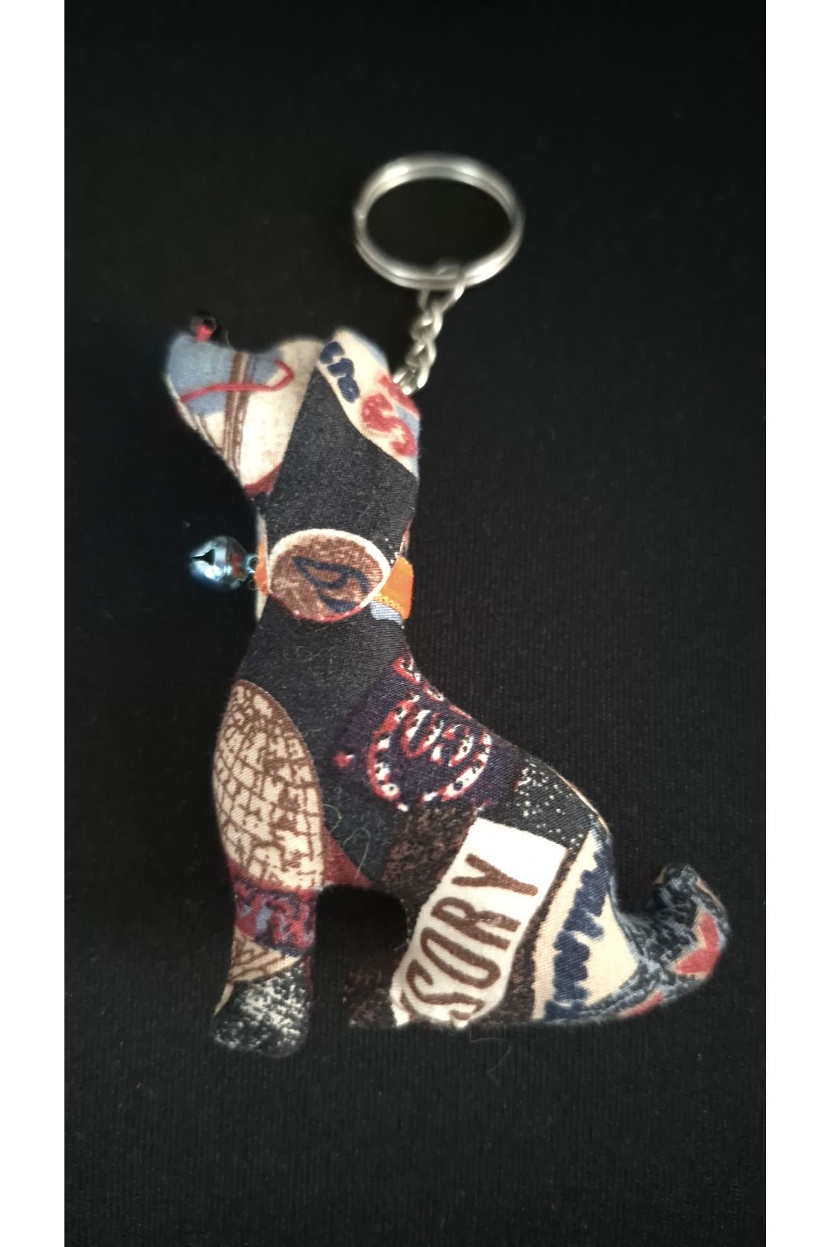 Land of Souvenir El İşi Kumaş Dokuma Anahtarlık