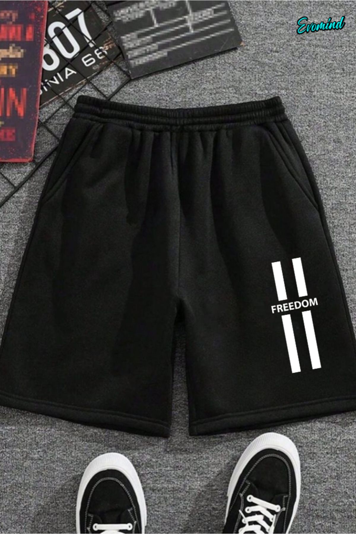Evomind Baskılı Unisex Şort