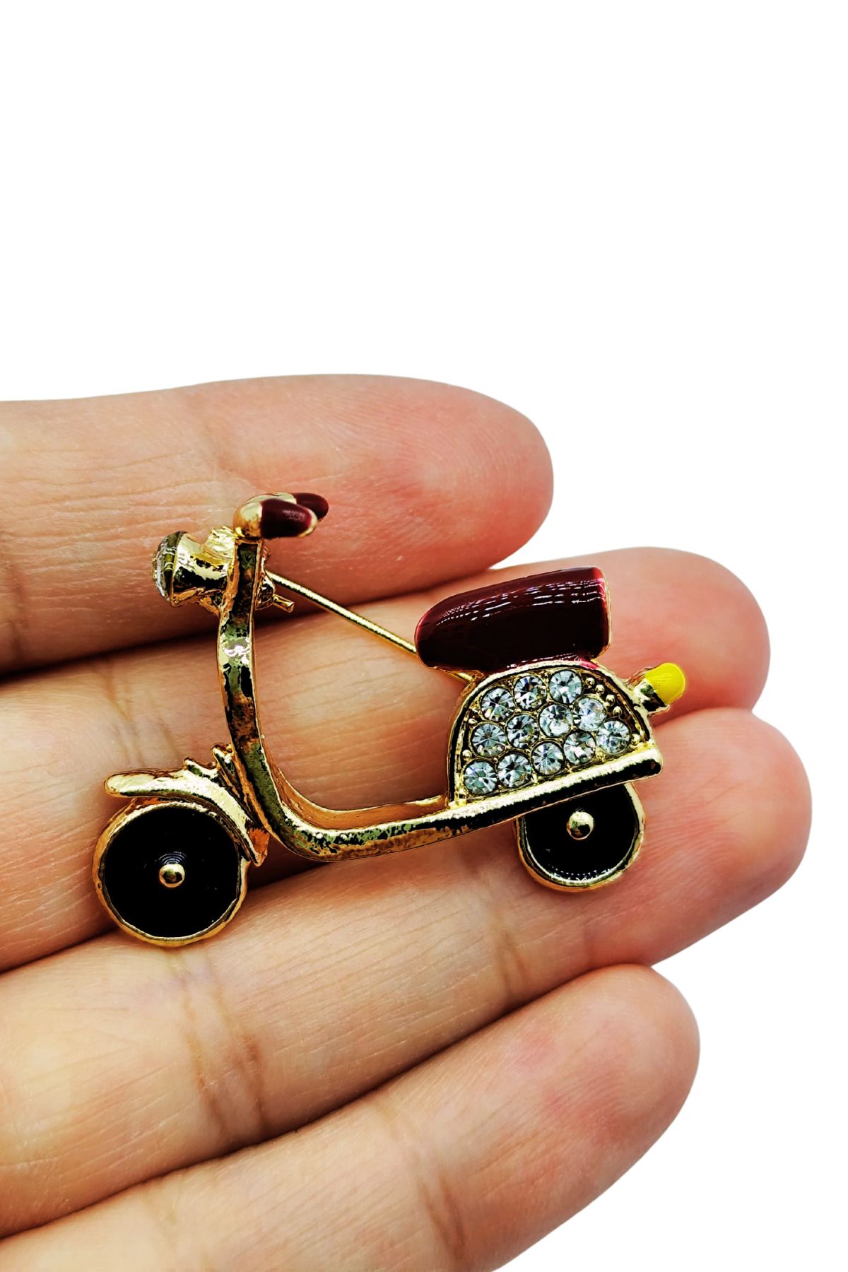 BB Retro Rüzgarı Scooter Broş