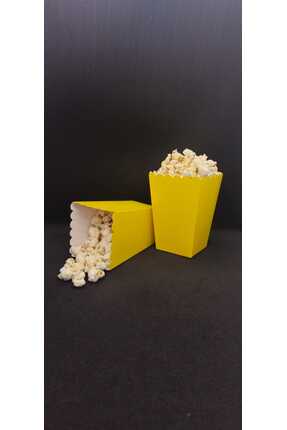 Nenya SARI RENKLİ 8'Lİ MISIR/POPCORN/CİPS/ŞEKERLEME KUTUSU