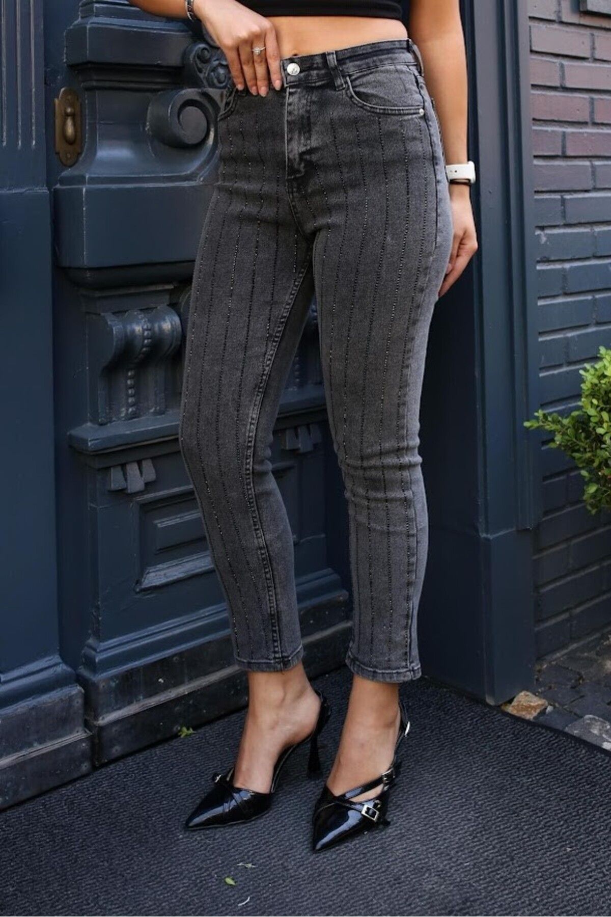 Denimons taşlı kot pantolon