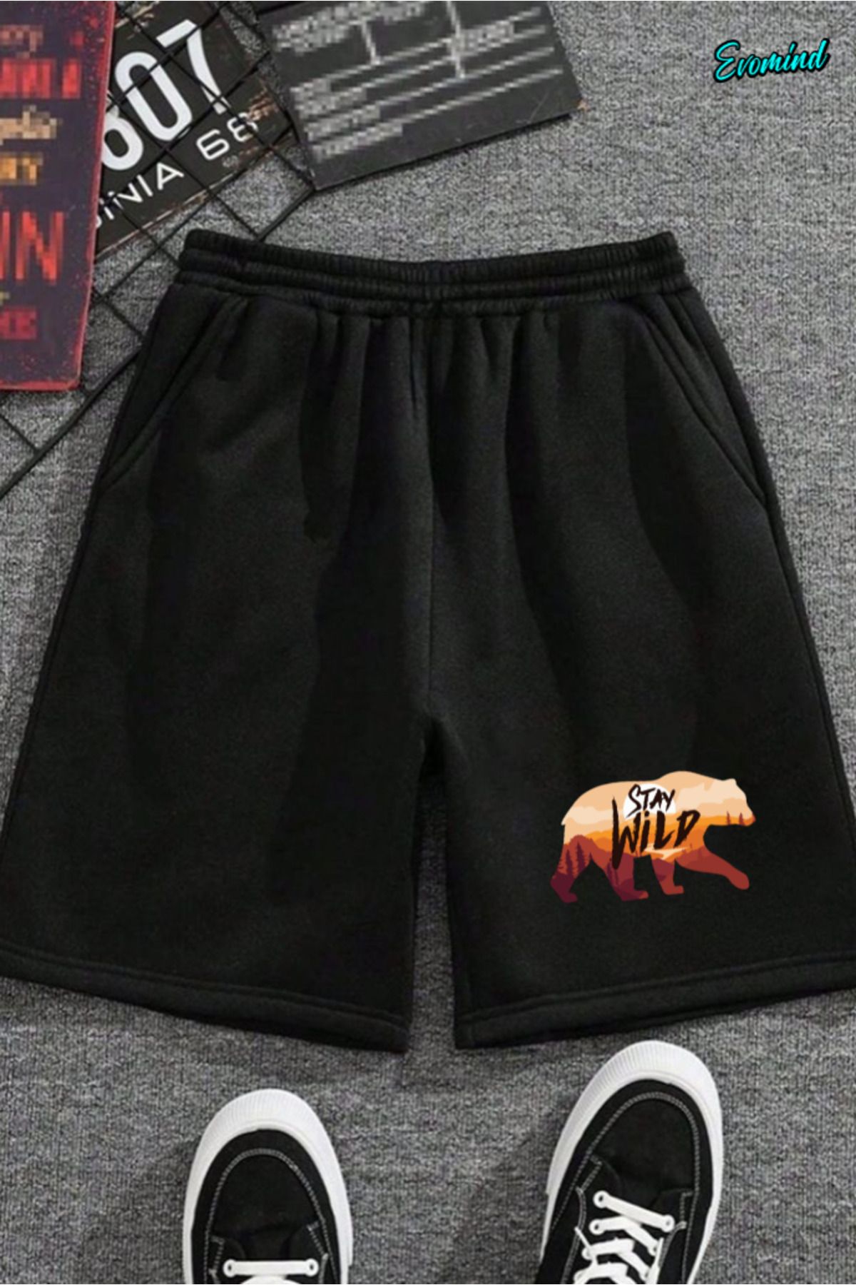 Evomind Baskılı Unisex Şort