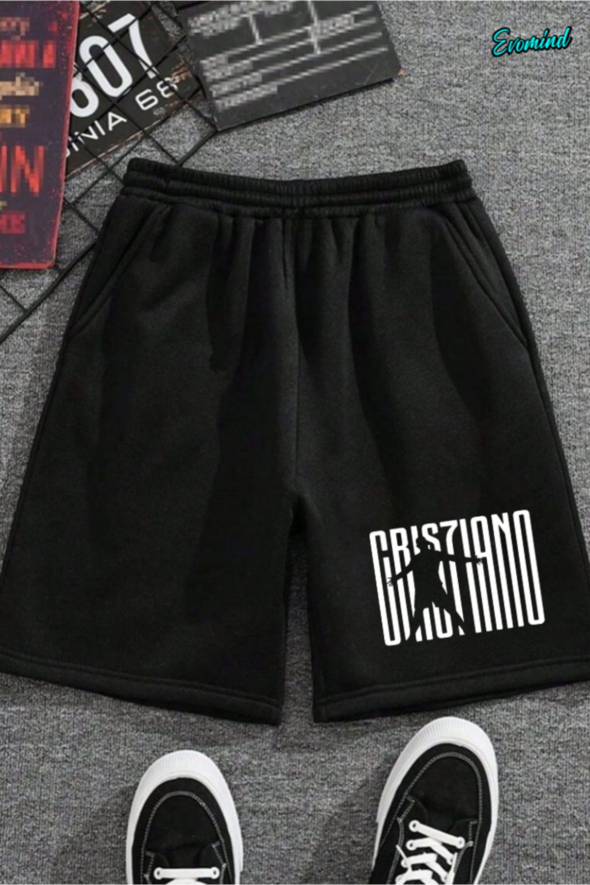 Evomind Baskılı Unisex Şort