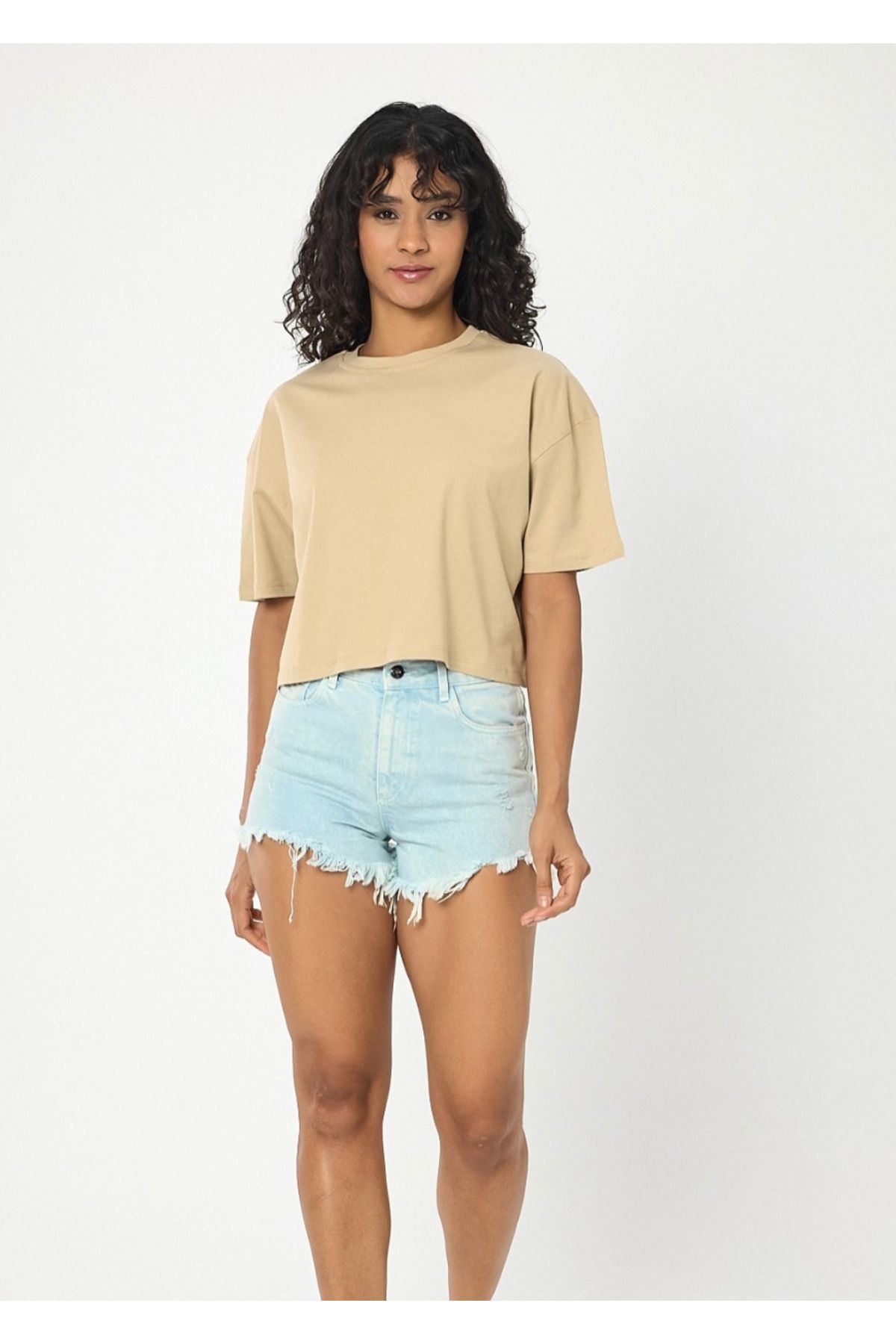Qool Collection Yeni Sezon Oversize Crop