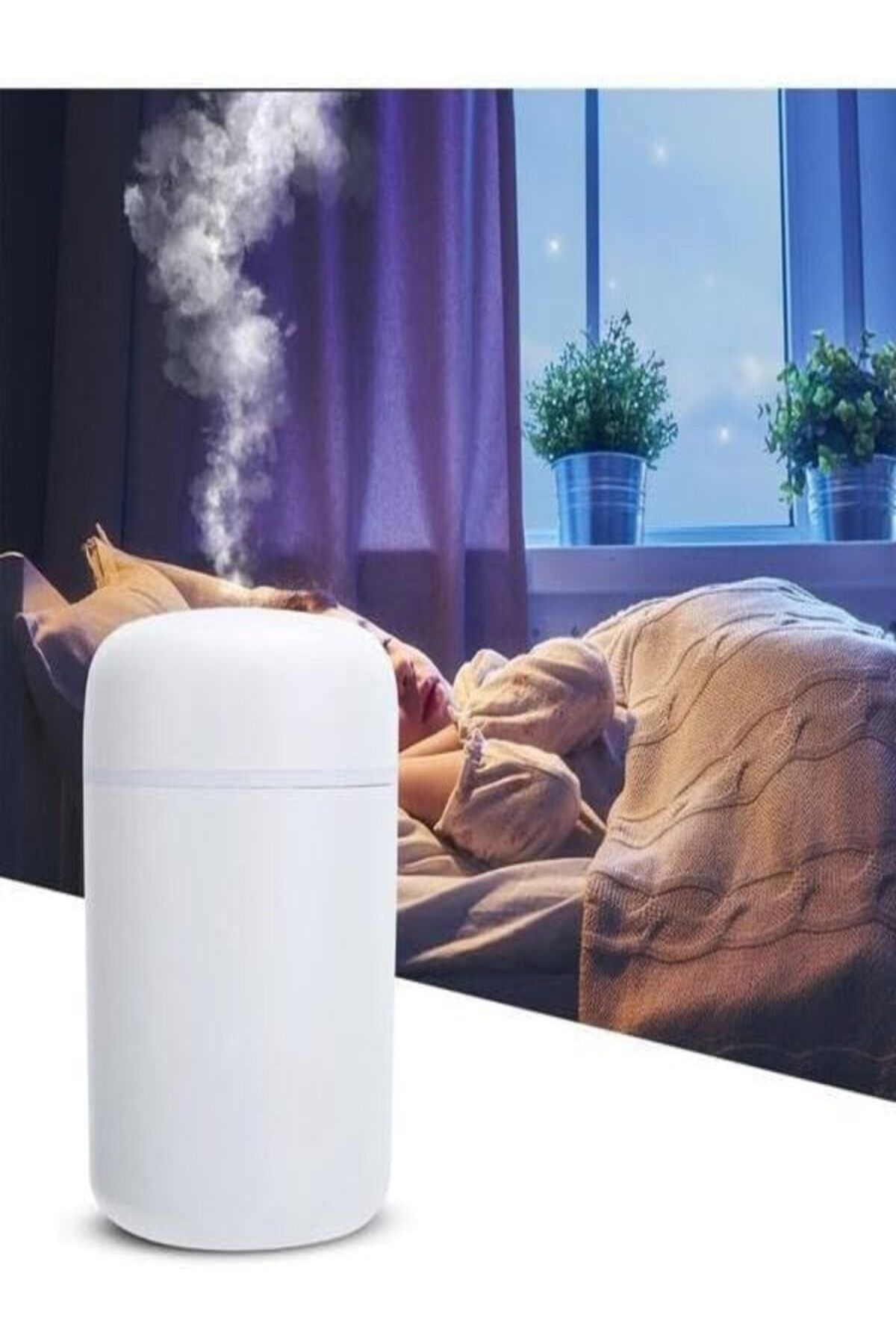 tuva modern H2O 300 ml Ultra Sonik Hava Nemlendirici Buhar Makinesi