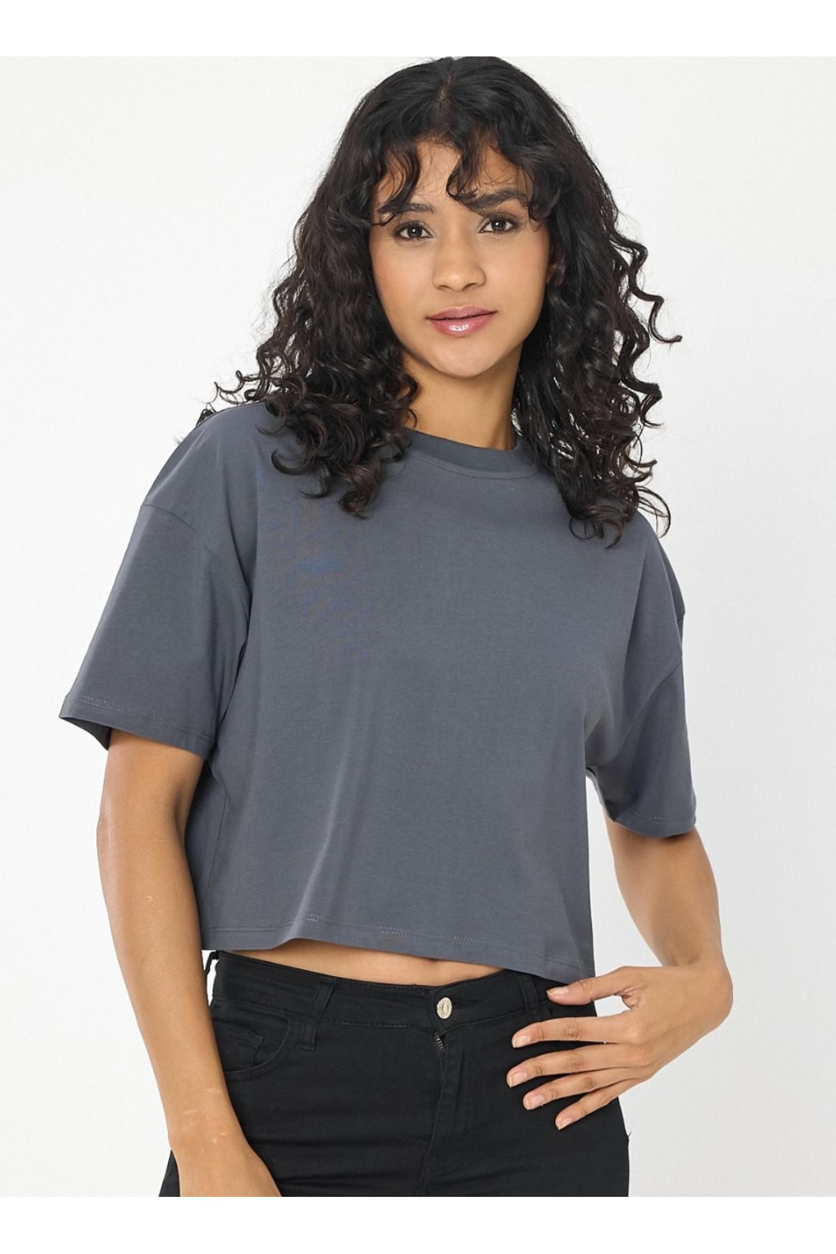 Qool Collection Yeni Sezon Oversize Crop