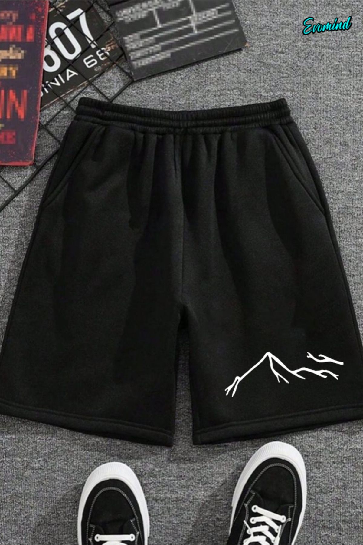 Evomind Baskılı Unisex Şort