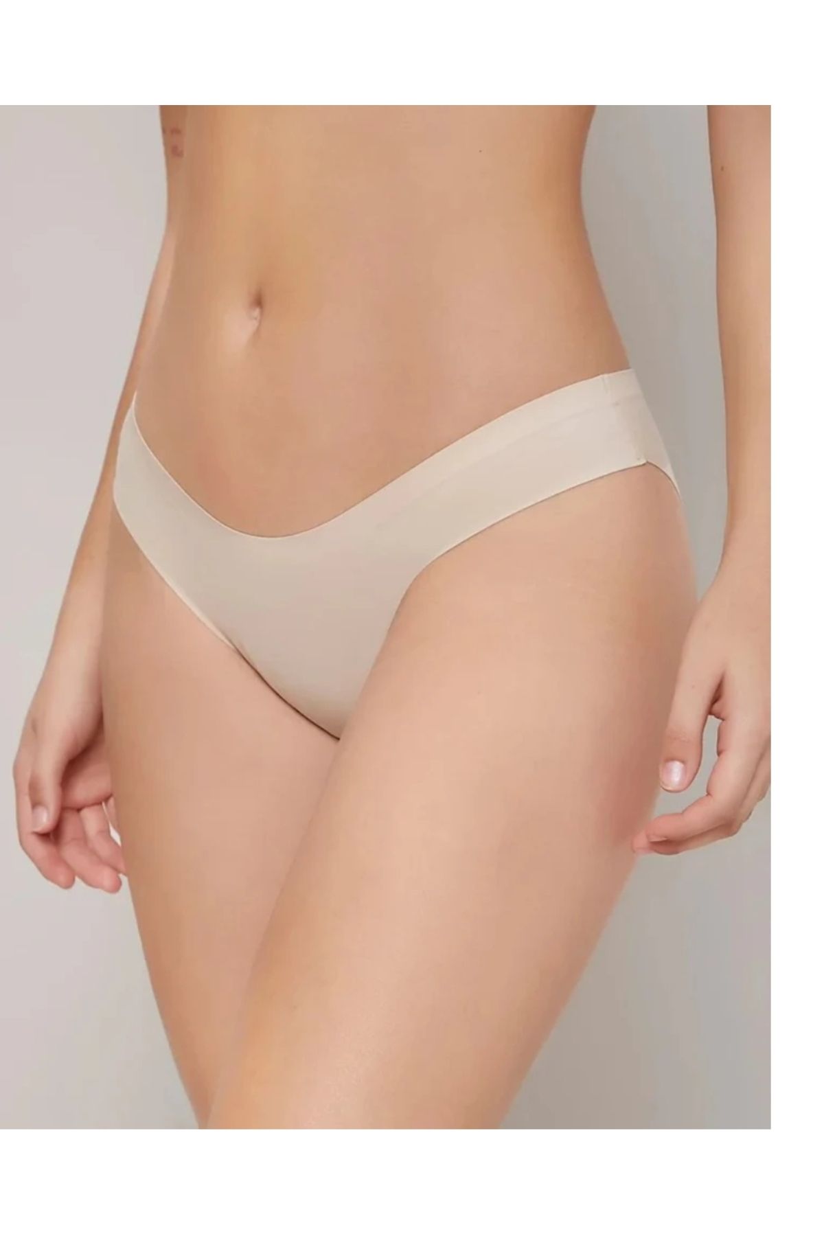 GÜMÜŞ Kadın Lazer Kesim Dikişsiz İz Yapmaz Bikini Külot 3 Adet