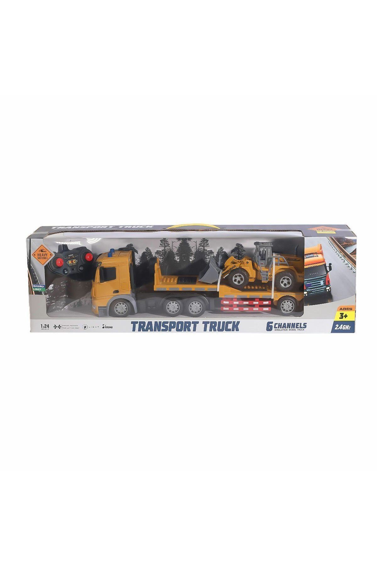swilex HT079 Kumandalı Şarjlı Işıklı Transporter Tır 1:24