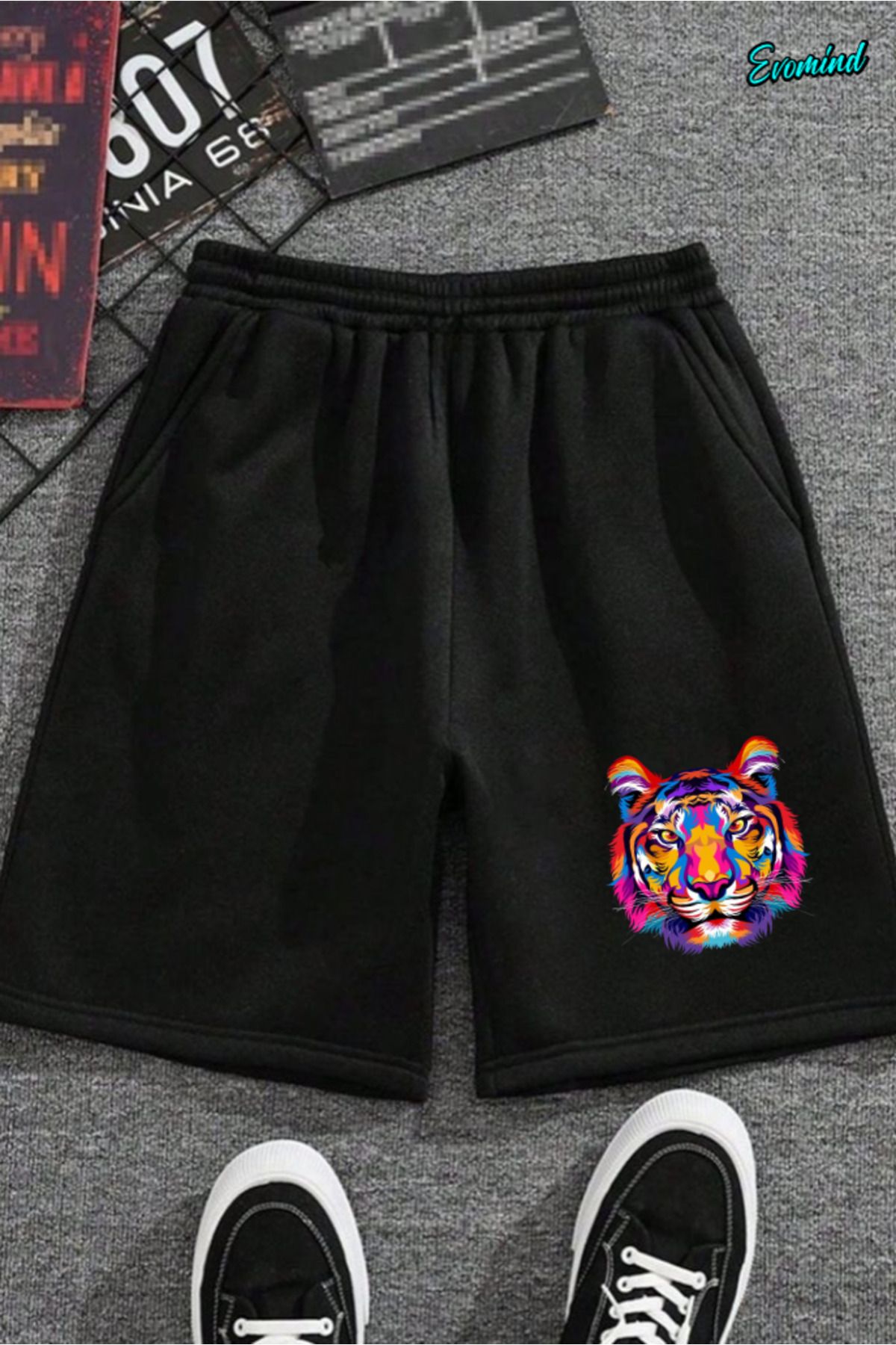 Evomind Baskılı Unisex Şort