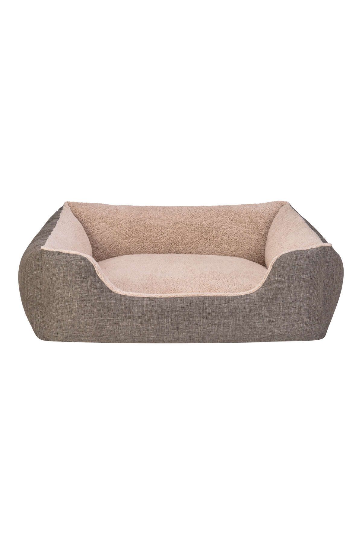 Pet Comfort Echo Varro Kahve-Bej Köpek Yatağı L 85x105cm DRSTR