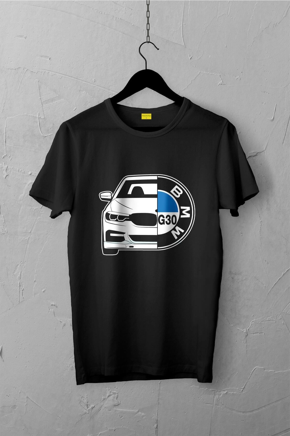 Pisa Art Bmw G30 Tasarımlı Tshirt , Unisex Premium, Çatlama Solma Yapmaz / Otomobil