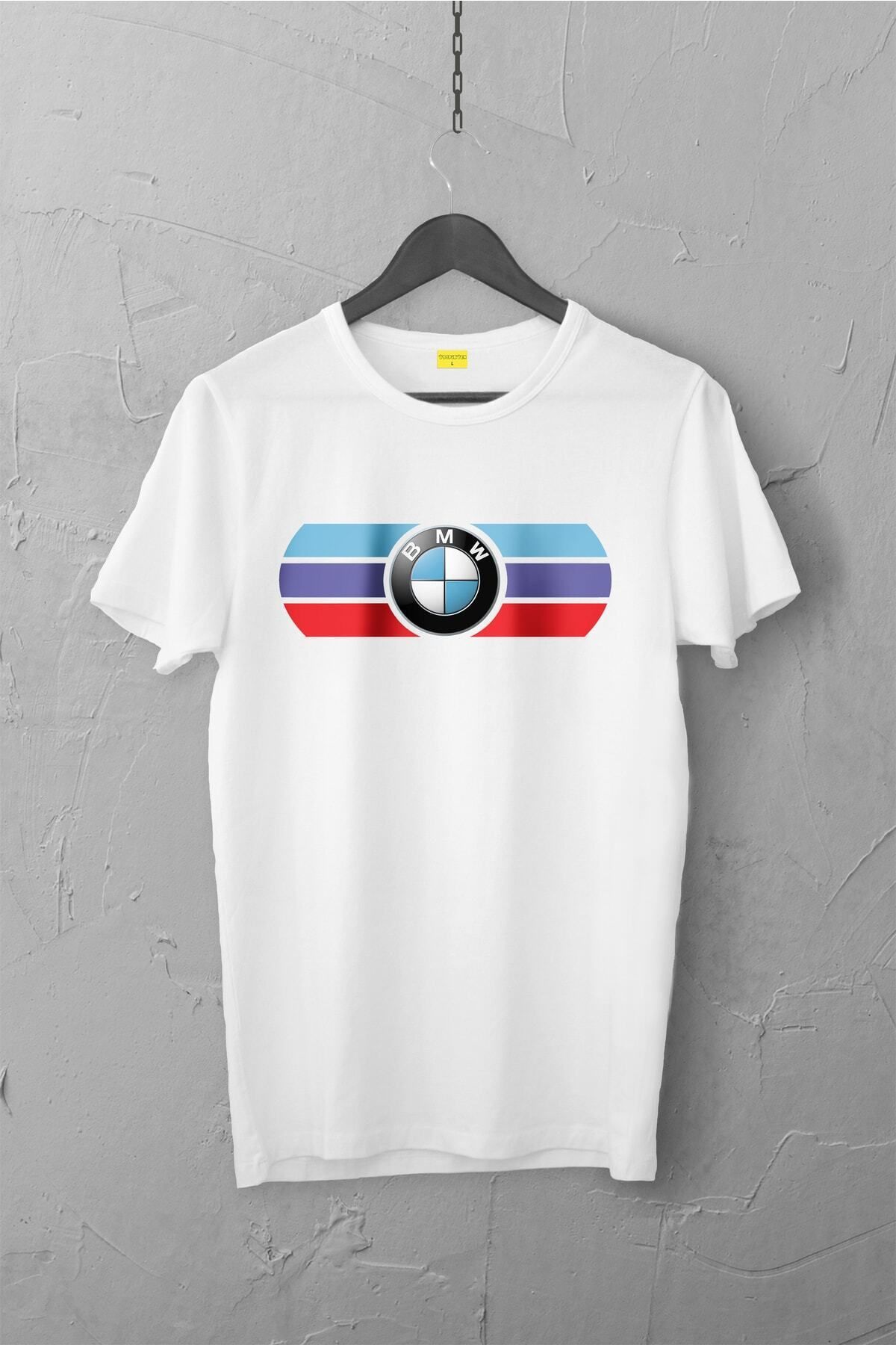 Pisa Art Bmw M Tasarımlı Tshirt , Unisex Premium, Çatlama Solma Yapmaz / Otomobil