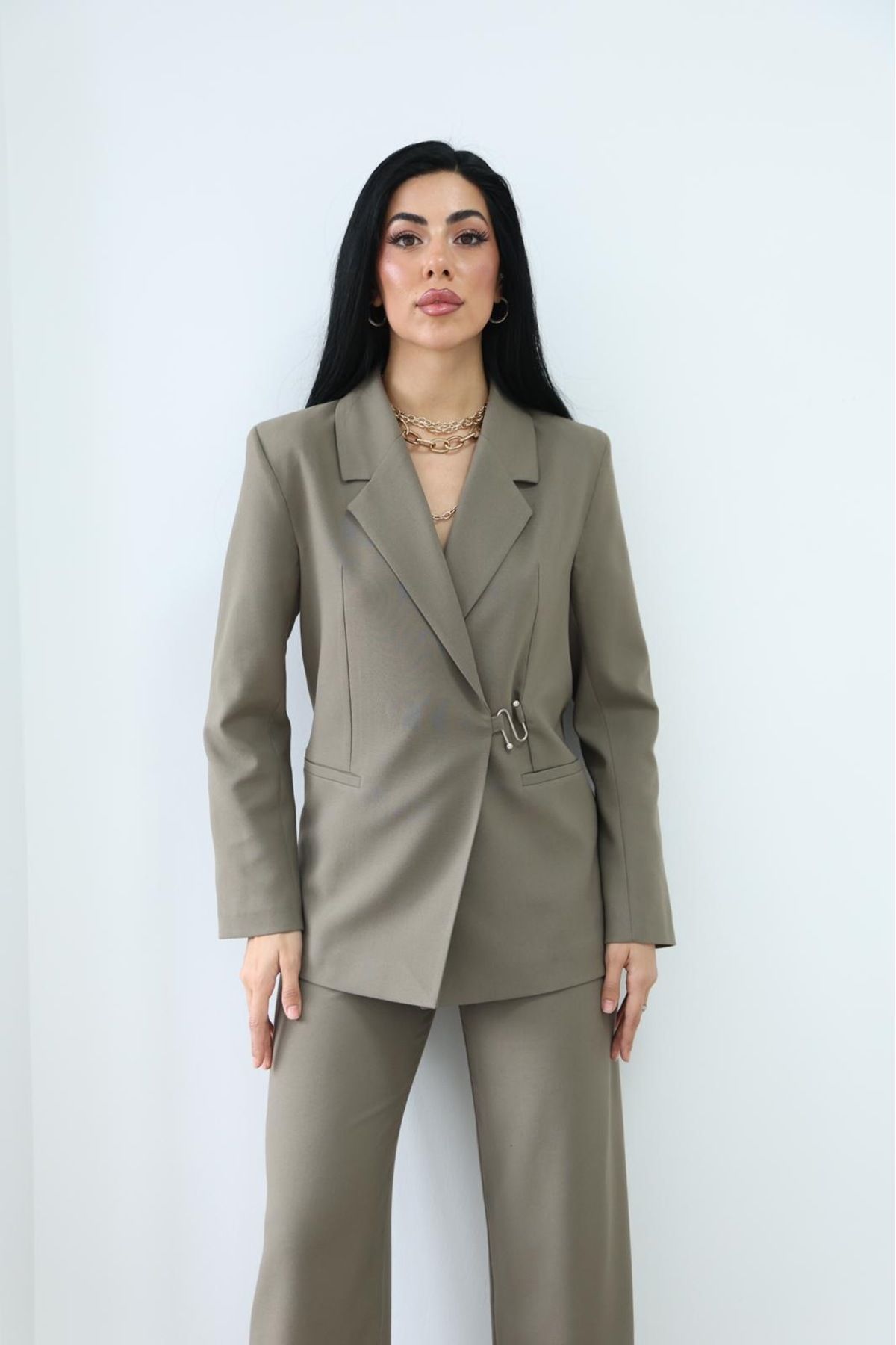 Ekim Store Tokalı İkili Blazer Takım