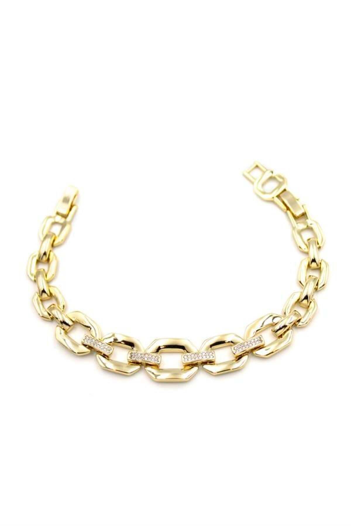 Pink Stil Xuping Vip Bileklik - 14K Altın