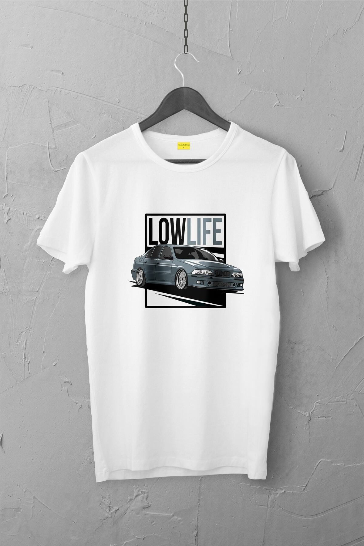 Pisa Art Bmw E39 Tasarımlı Tshirt , Unisex Premium, Çatlama Solma Yapmaz / Otomobil