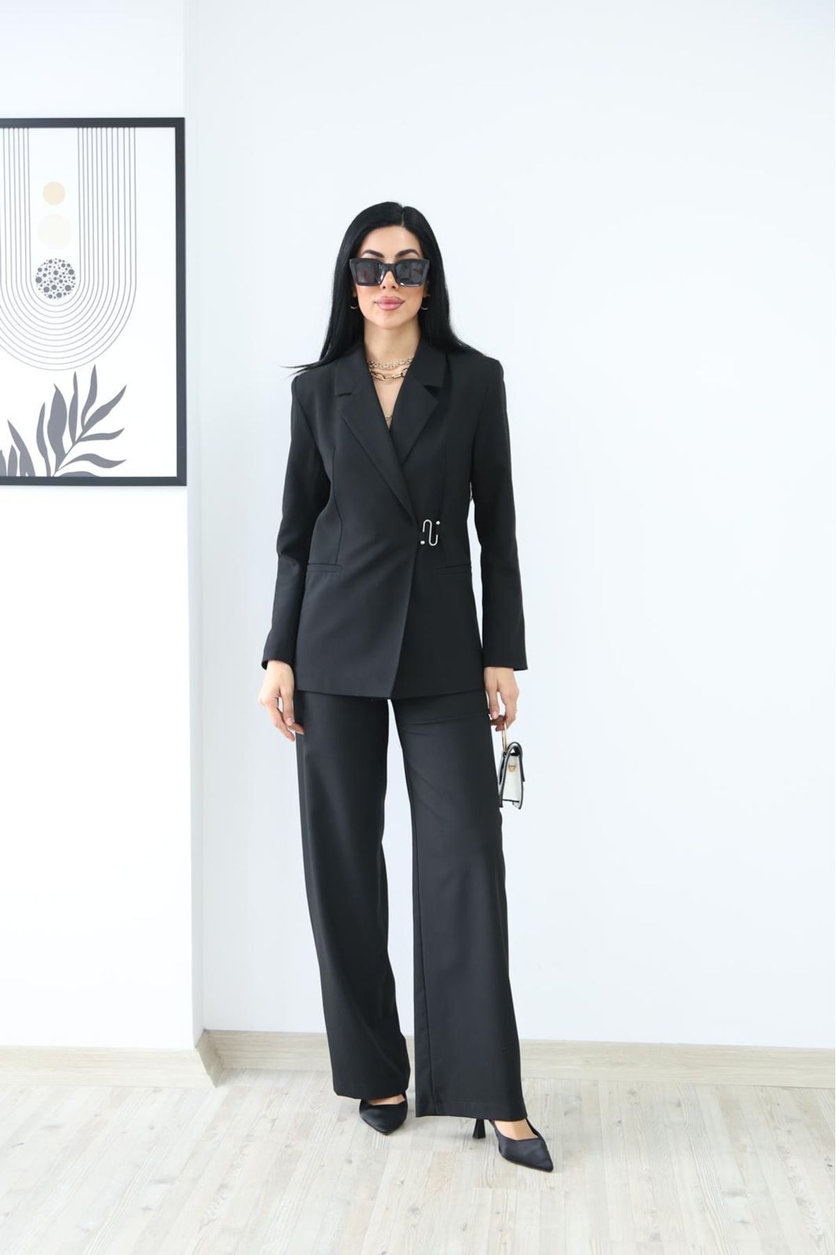 Ekim Store Tokalı İkili Blazer Takım