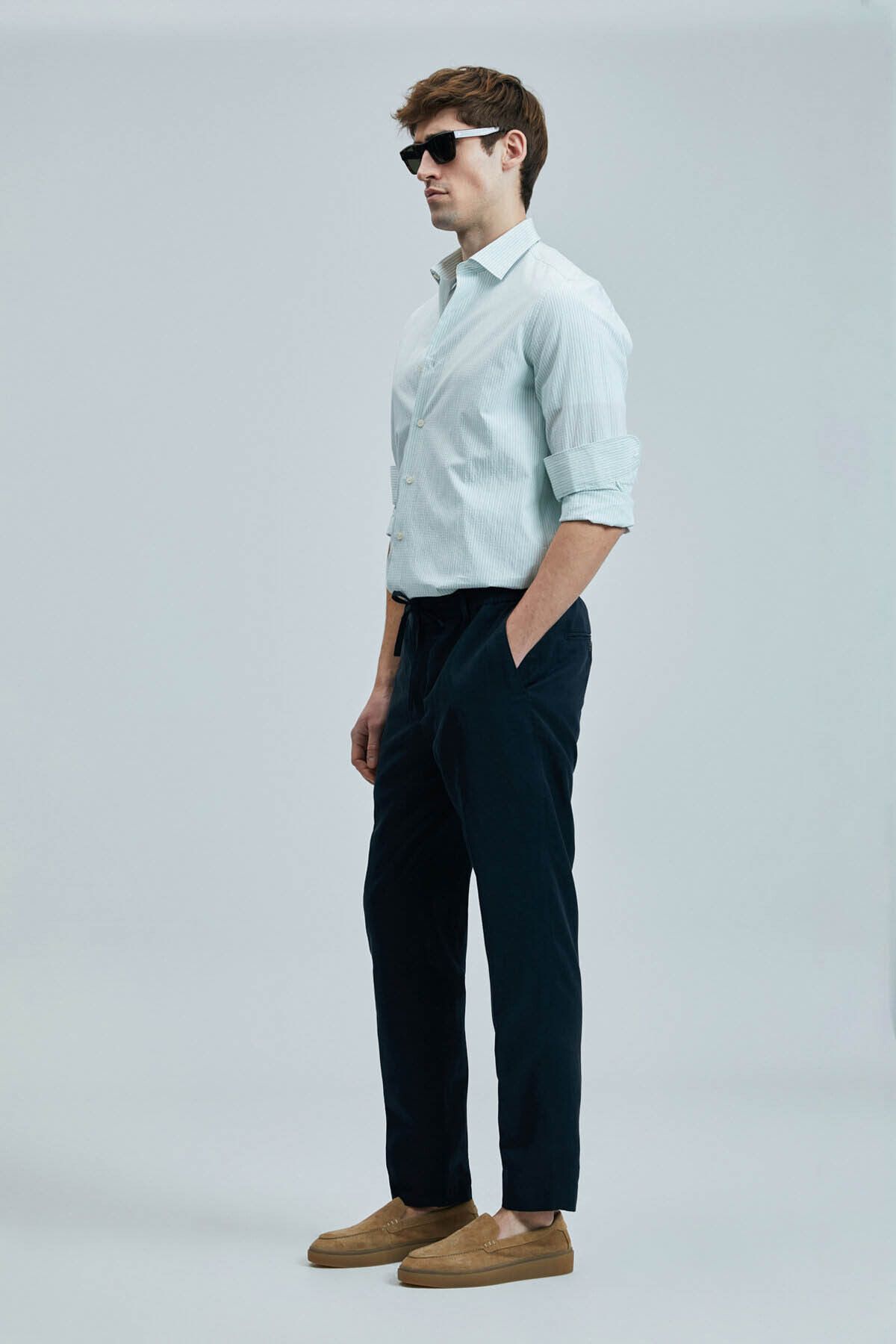 Lufian-Lufi̇an Bert Smart Men's Chino Trousers 90352 4