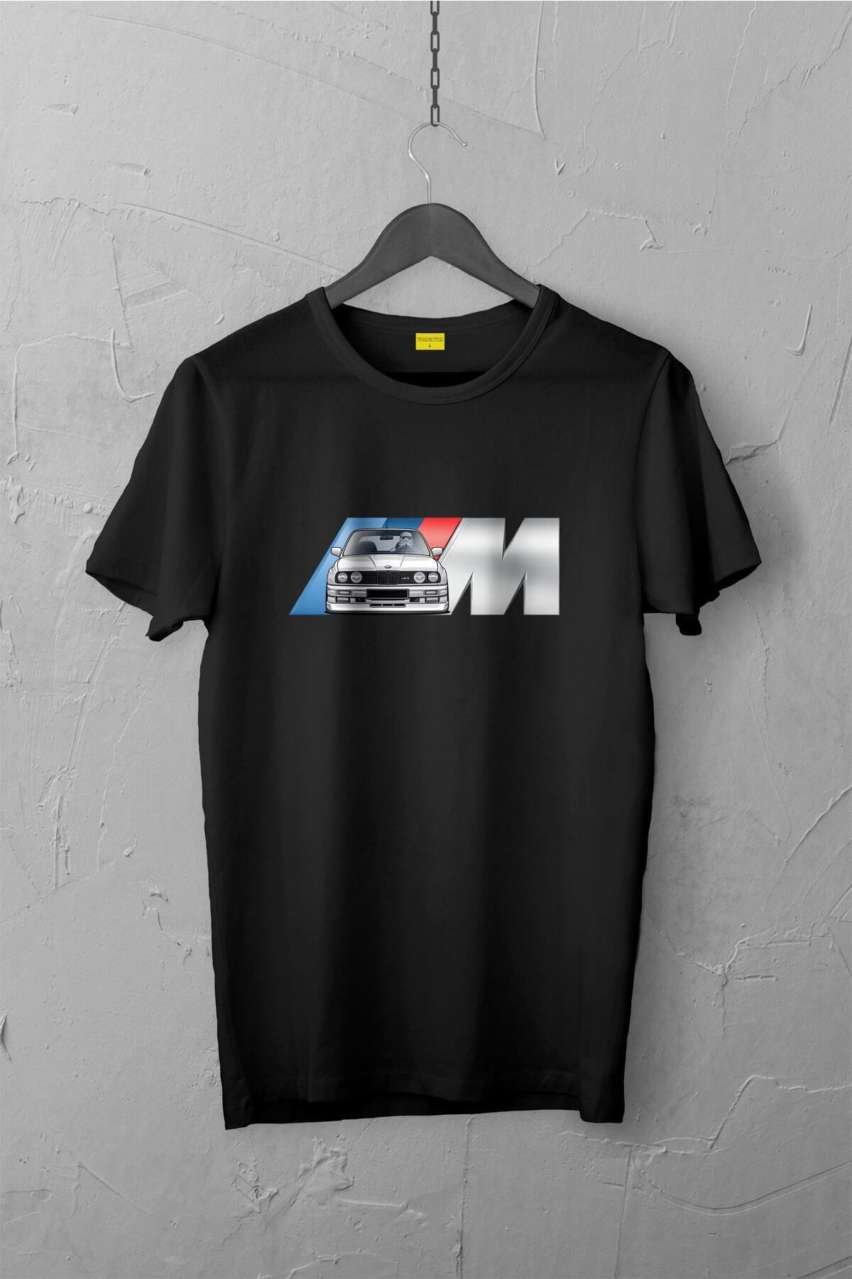 Pisa Art Bmw E30 Tasarımlı Tshirt , Unisex Premium, Çatlama Solma Yapmaz / Otomobil