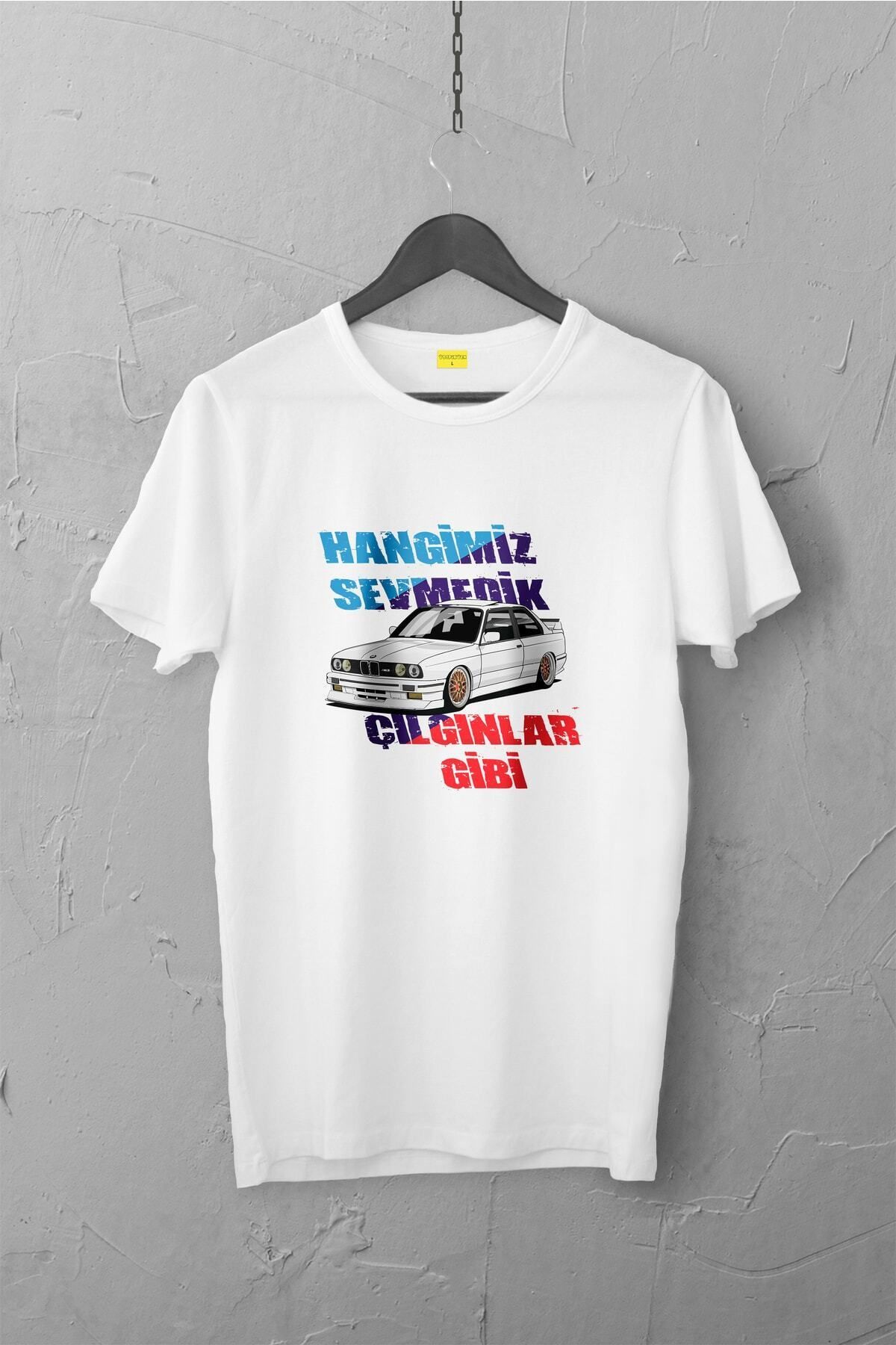 Pisa Art Bmw E30 Tasarımlı Tshirt , Unisex Premium, Çatlama Solma Yapmaz / Otomobil
