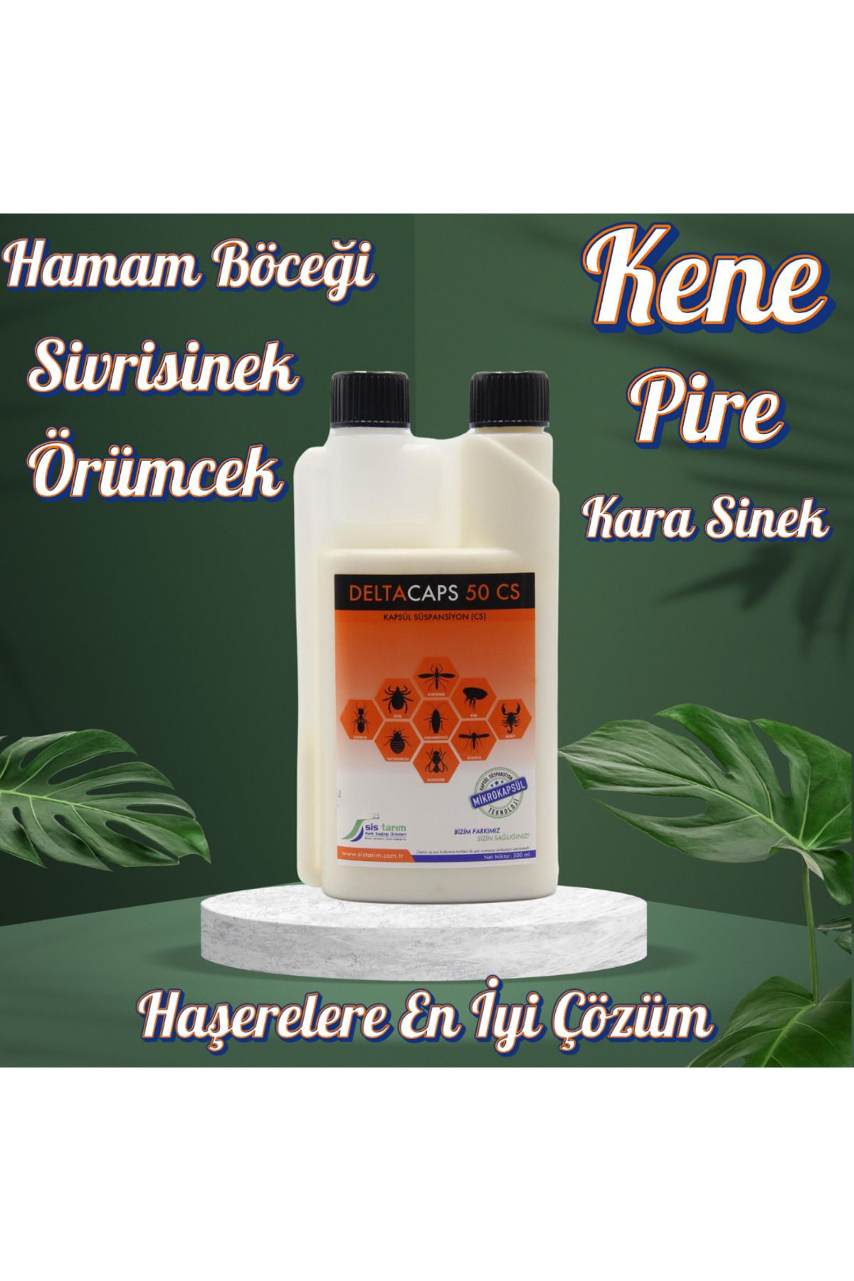 DERMASTUDİO Deepest DeltaSc 50 Akrep Kene Tahtakurusu Ilacı 500 Ml Yeni Ürün