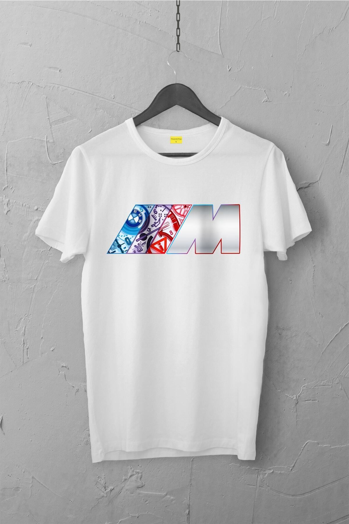 Pisa Art Bmw M Tasarımlı Tshirt , Unisex Premium, Çatlama Solma Yapmaz / Otomobil