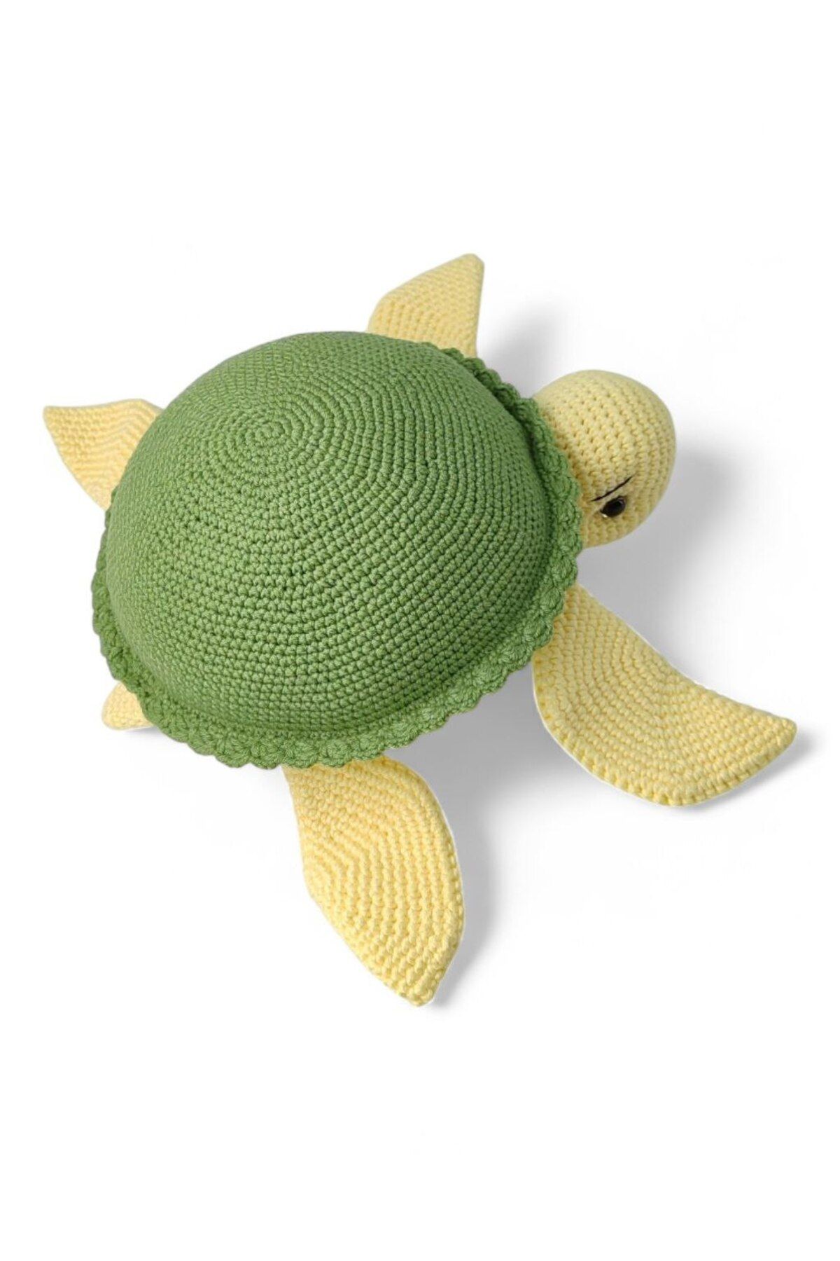 Handmade Kaplumbağa Amigurumi – El Örgüsü Yumuşak ve Güvenli Bebek Oyuncağı