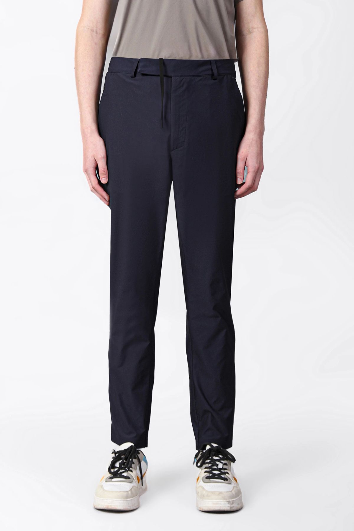 Isaora Regular Fit Normal Bel Düz Paça Su İtici Pantolon Erkek PANTOLON ISR5111 NAVY
