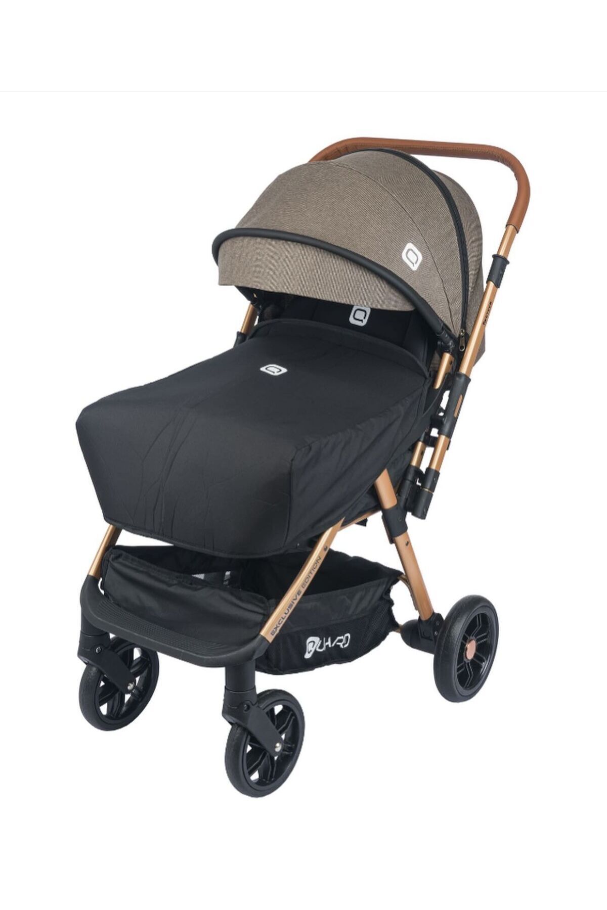 TURHAN BEBE Geniş Sepetli Mama Tablalı Çift Yönlü Bebek Arabası Kışlık + Ayak Örtüsü fotoğrafı 6 (önizleme)