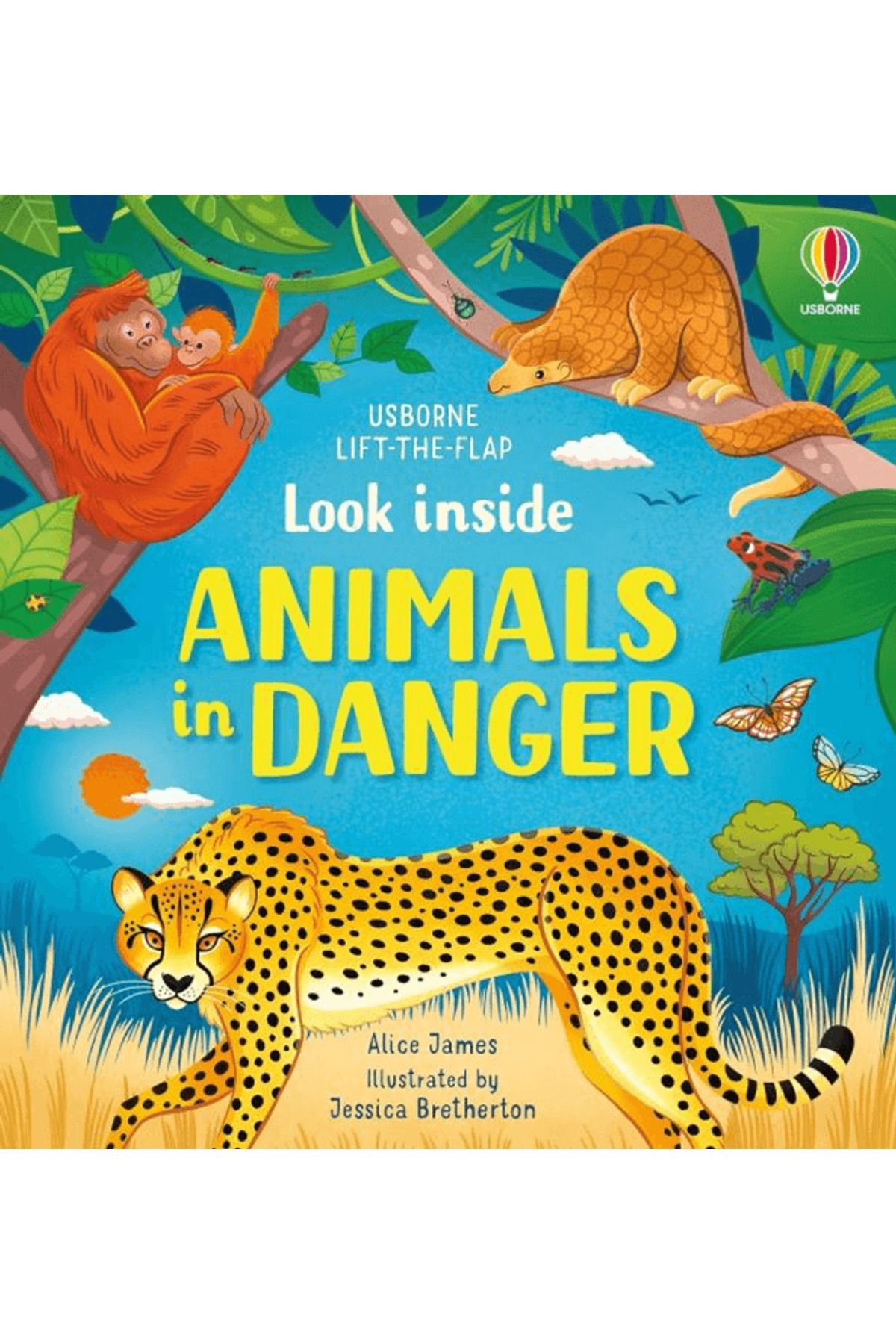 Usborne Look Inside Animals in Danger / Kolektif / Usborne / 9781474999045