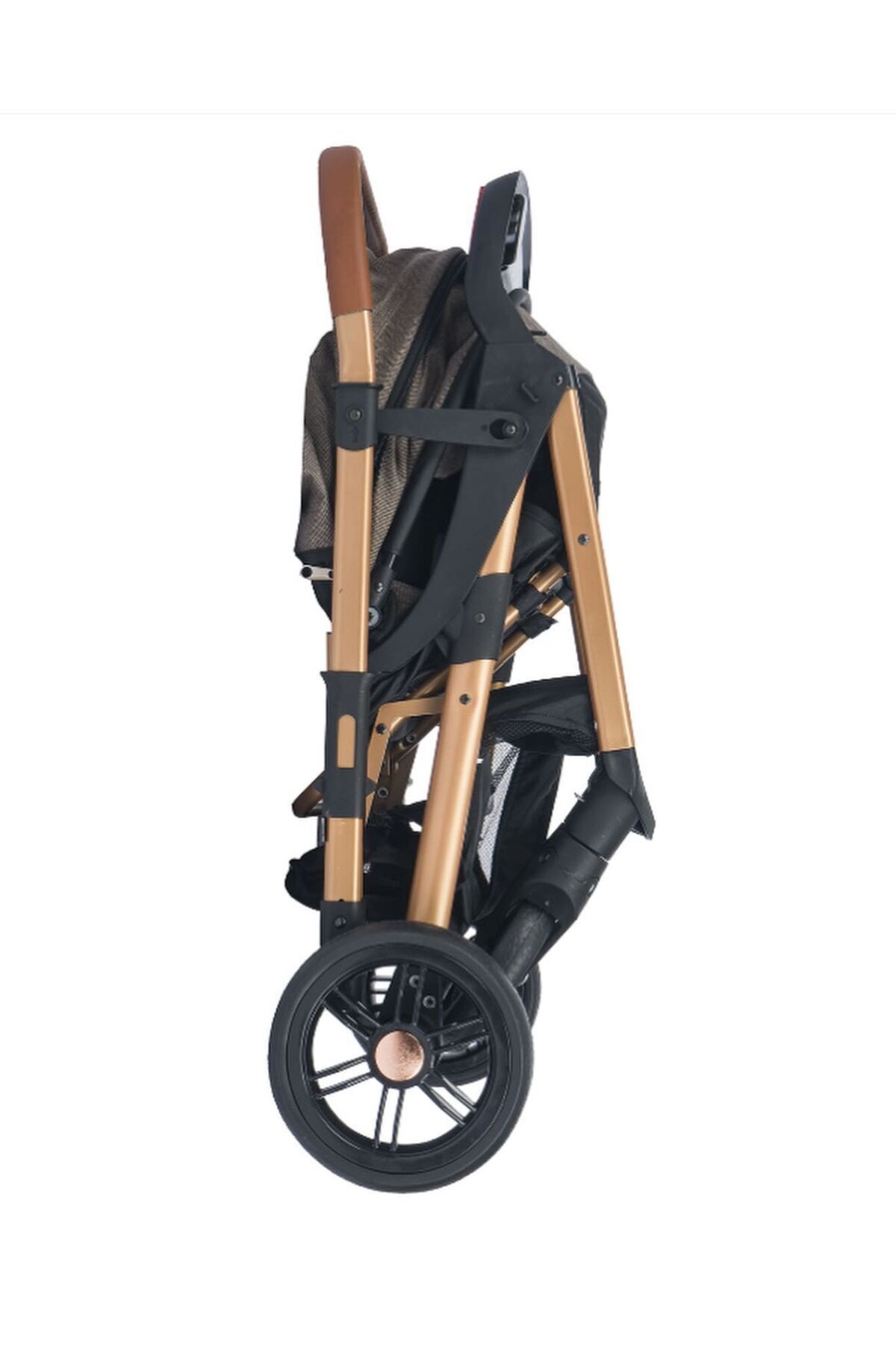 TURHAN BEBE Geniş Sepetli Mama Tablalı Çift Yönlü Bebek Arabası Kışlık + Ayak Örtüsü fotoğrafı 2 (önizleme)