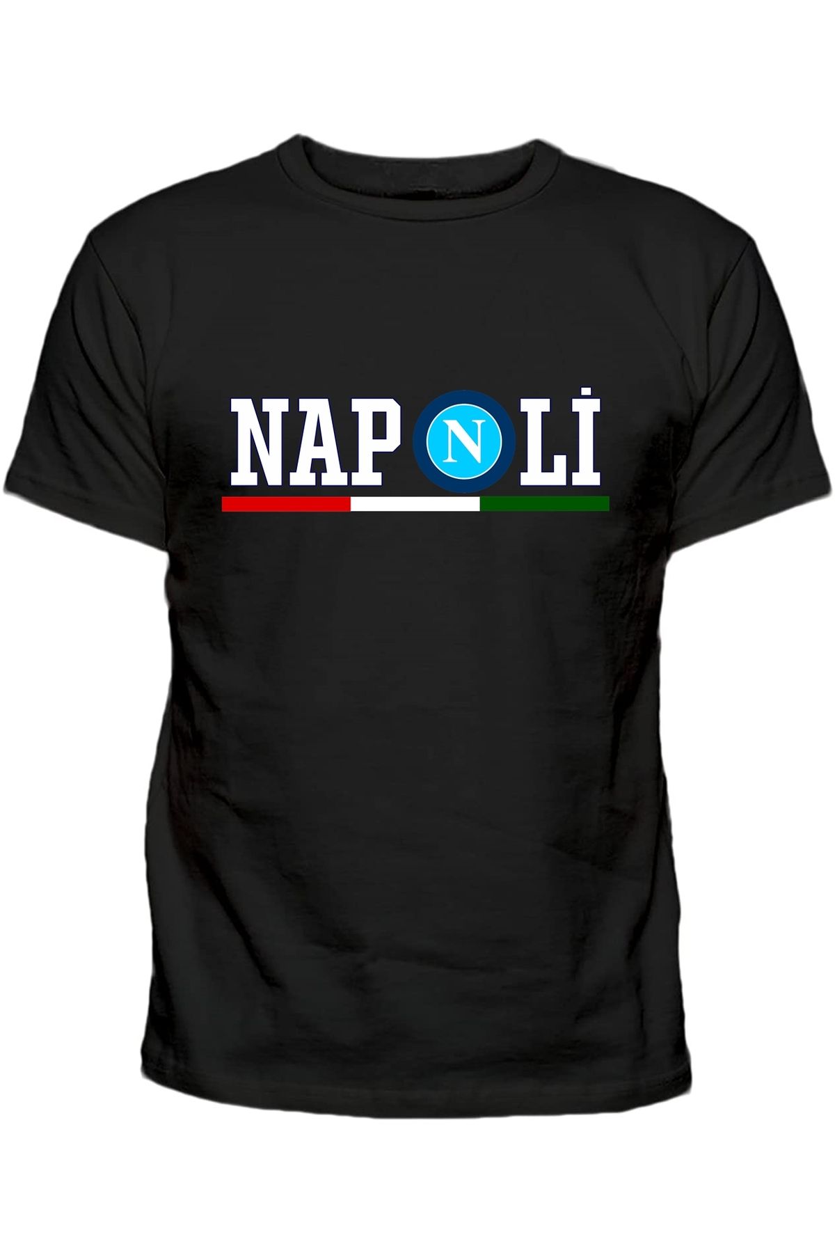 Efendioğlu Design SSC napoli baskılı erkek regular pamuklu t-shirt