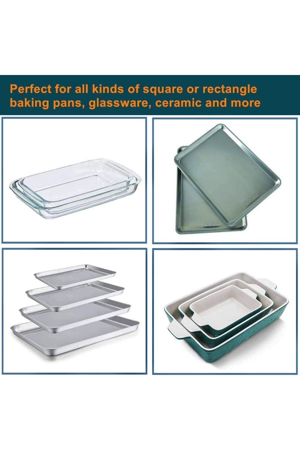 Generic-Bakeware Protectors, Set of 12 and 2 Different Size, Pan Stacking Protectors/Dish Scratch Protector 3