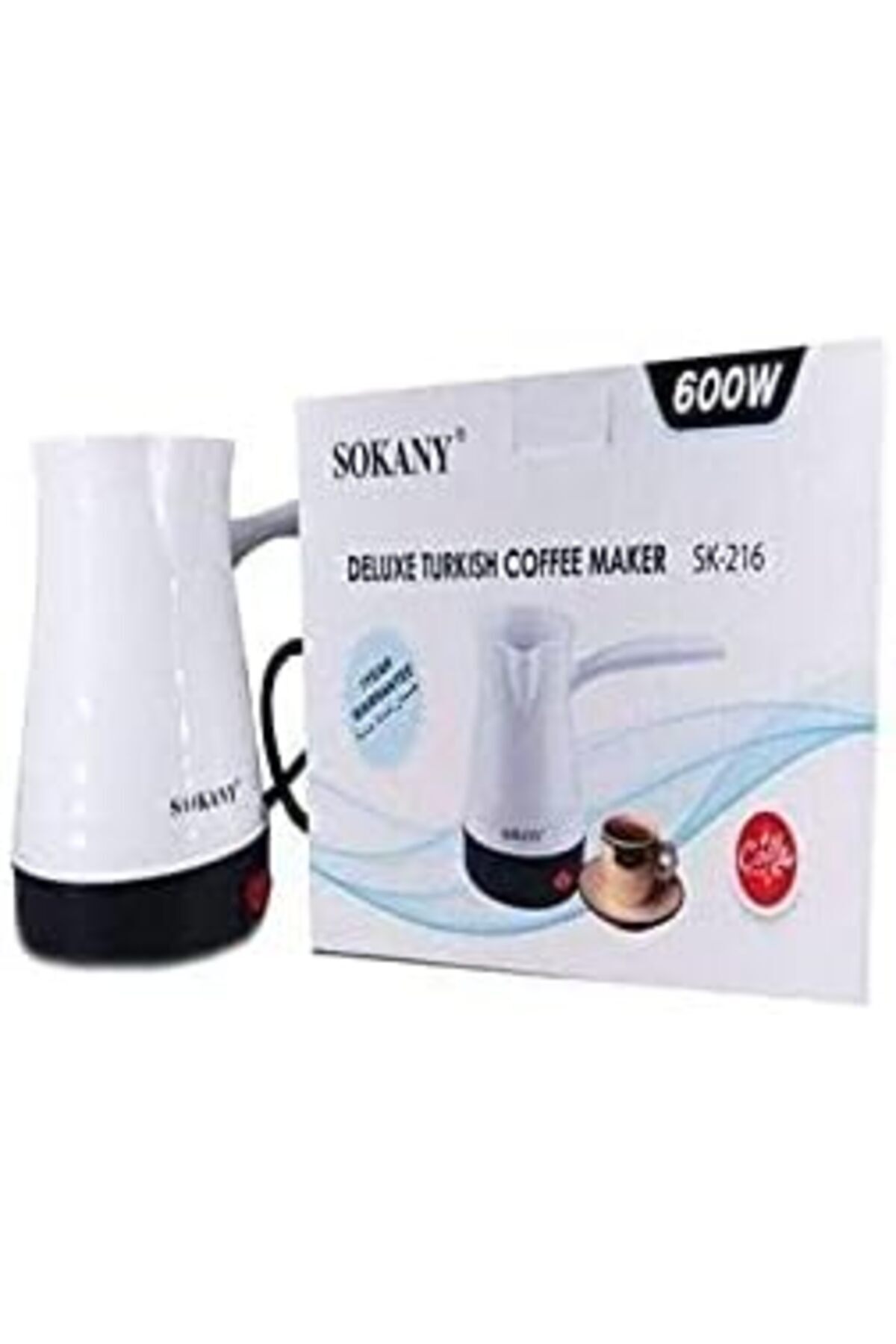 Generic-SOKANY DELUXE TUKISH COFFEE MAKER SK-216 Touch Tone 600W 5