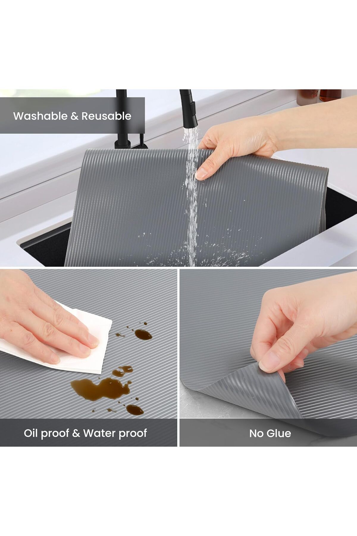 Generic-Shelf Liners Drawer Liners, Washable Oil-Proof Non Slip Shelf Liner, Non Adhesive Drawer Liners Cab 5