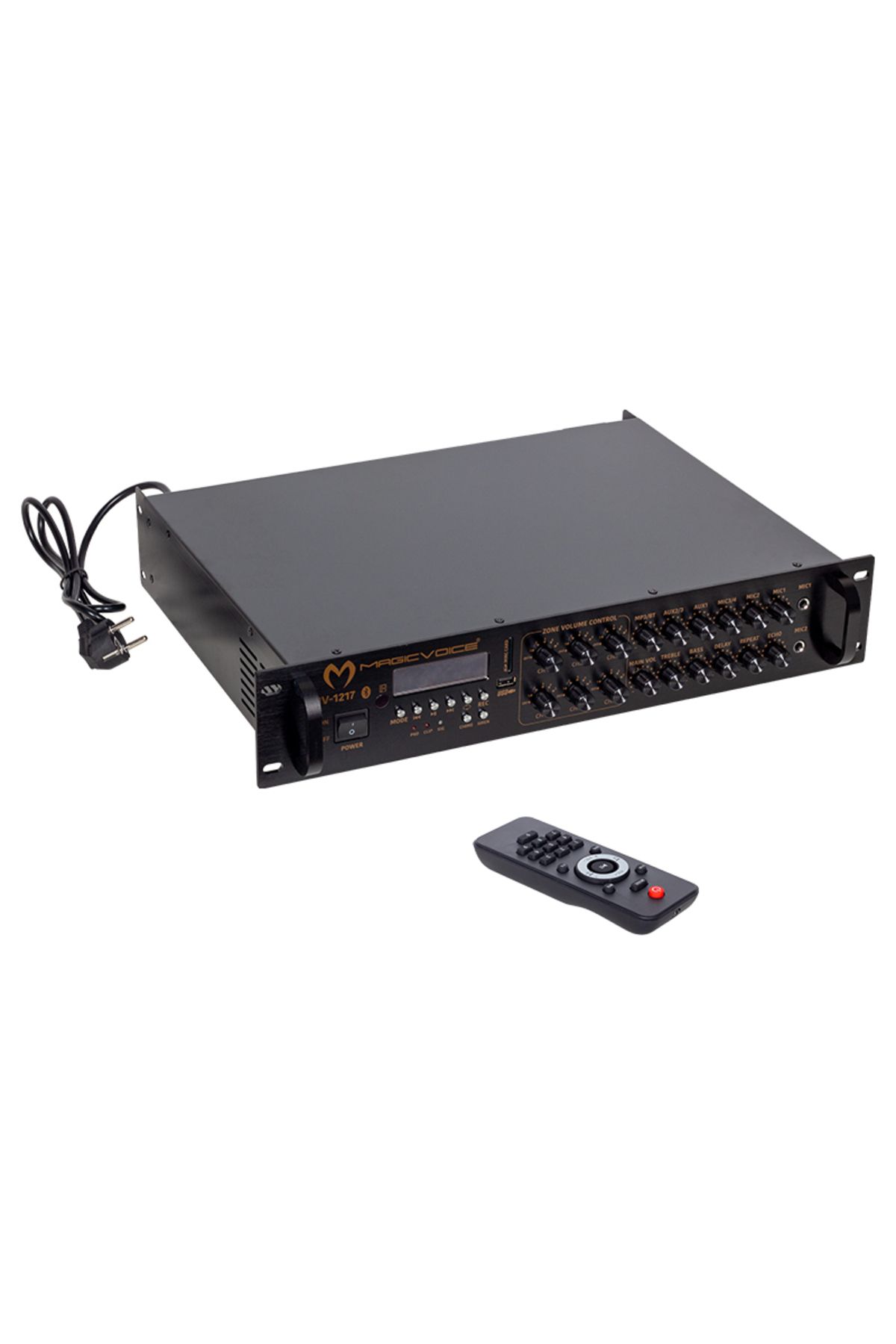 Vemora MAGICVOICE MV-1217 USB BT-UK 6 ZON ANFİ RMS 50W*1CH +4-16-70-100V TRAFOLU (5166)