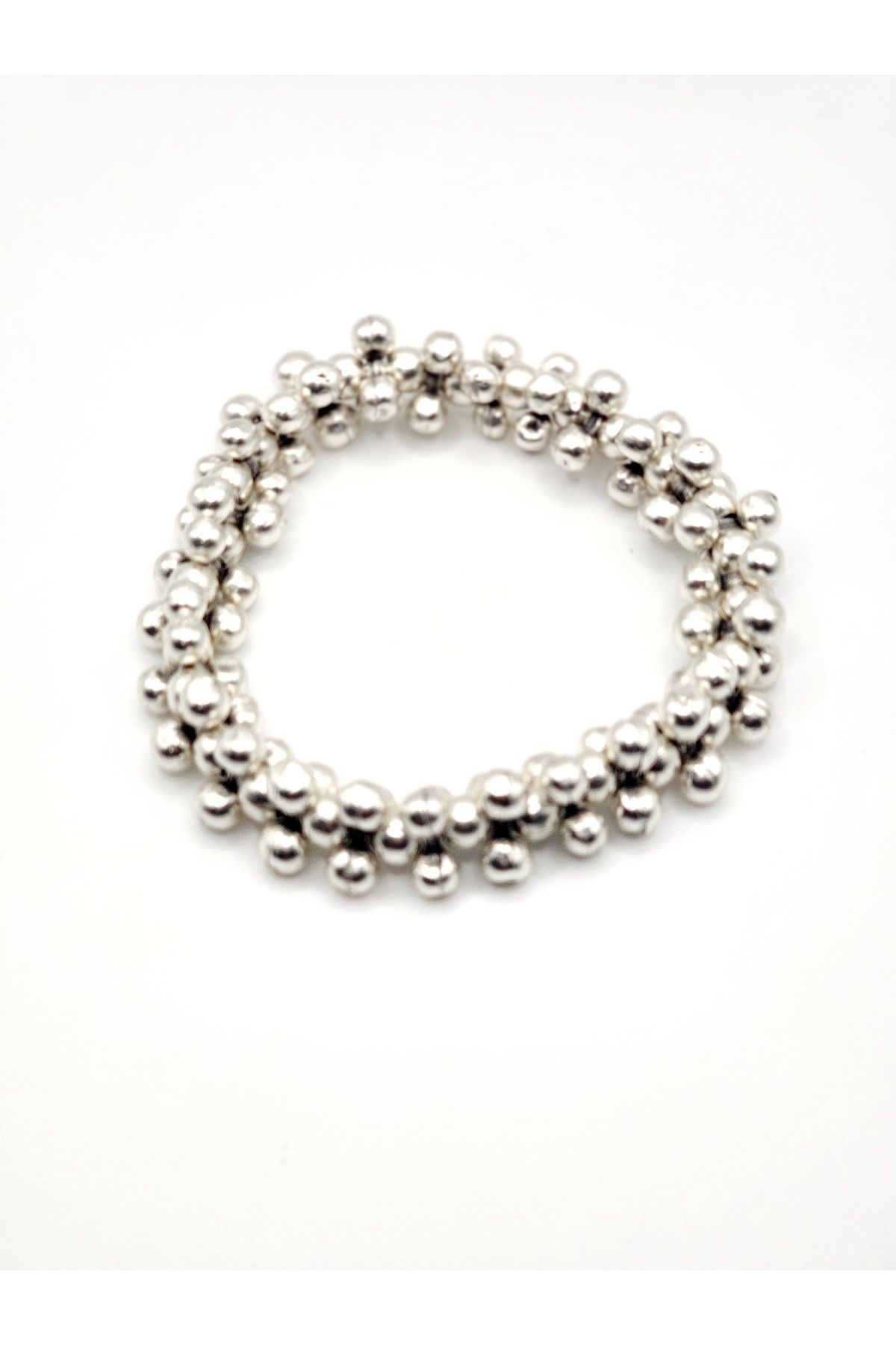 ARBABAG&ACCESSORY ( UNİSEX ) ZAMAK METAL ( 0 NİKEL ) 925 GÜMÜŞ KAPLAMA BOHEM PUNK ESNEK BİLEKLİK