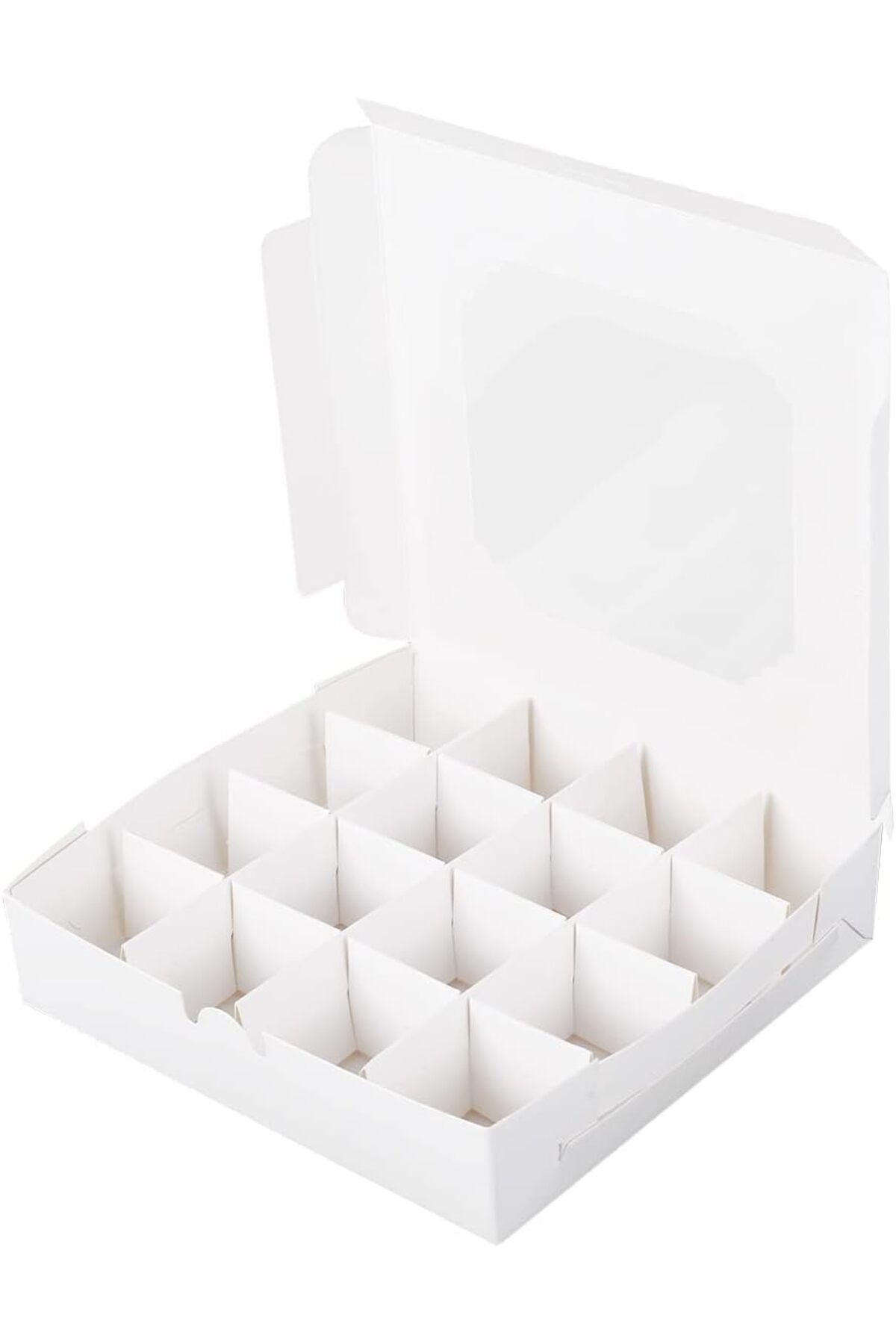Generic-علب كب كيك MAKINGTEC، علب حلوى فارغة بنافذة مع ملحق، علب كب كيك قابلة للخلط والاختيار للحلوى 6