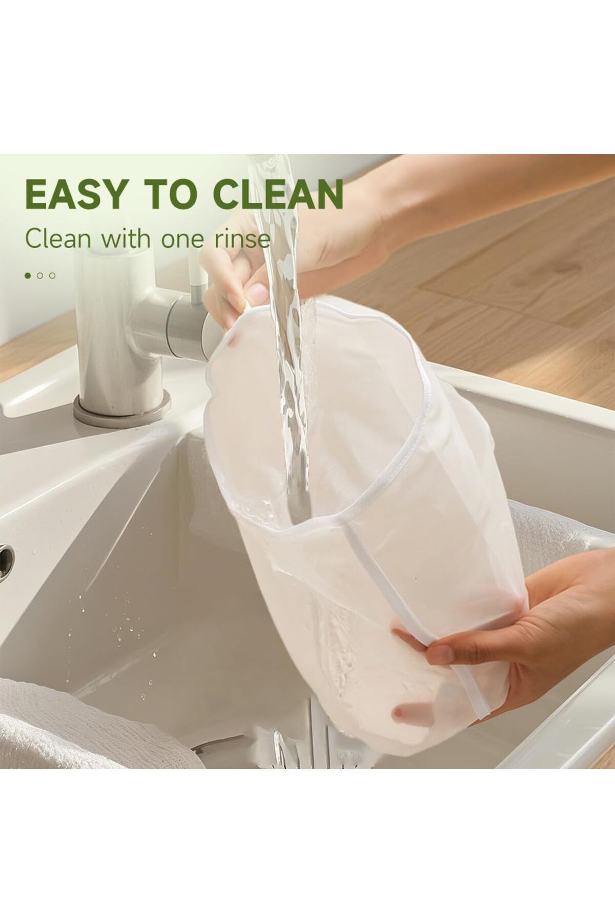 Generic-Ultra Fine Mesh Strainer Bags, 3PCS Cheese Cloth Bag for Straining, Reusable Mesh Filter Bags, for 5