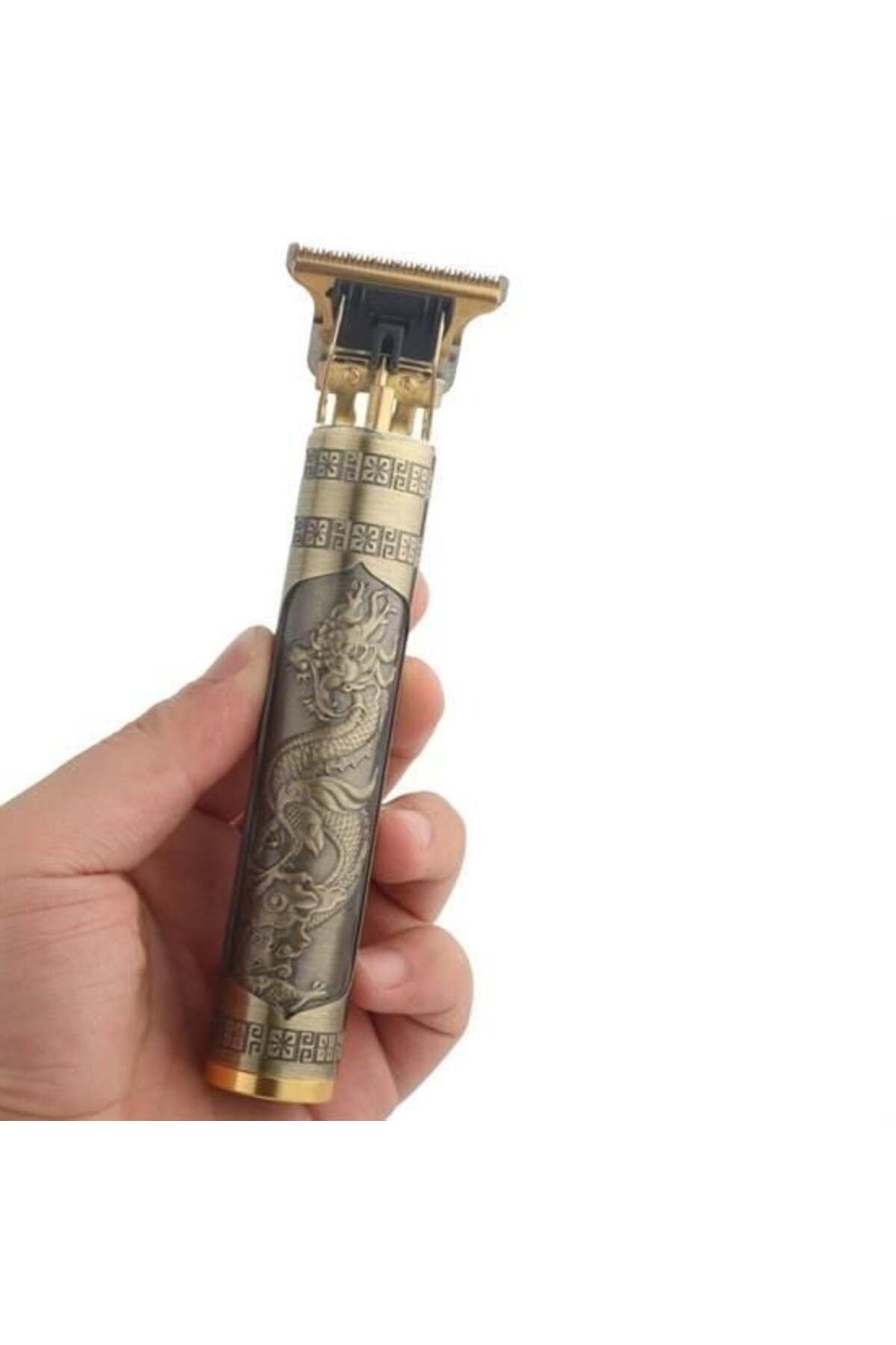 swilex Vintage Görünümlü Güçlü 4 Farklı Başlıklı USB ŞarjlI Manuel Tıraş Makinası